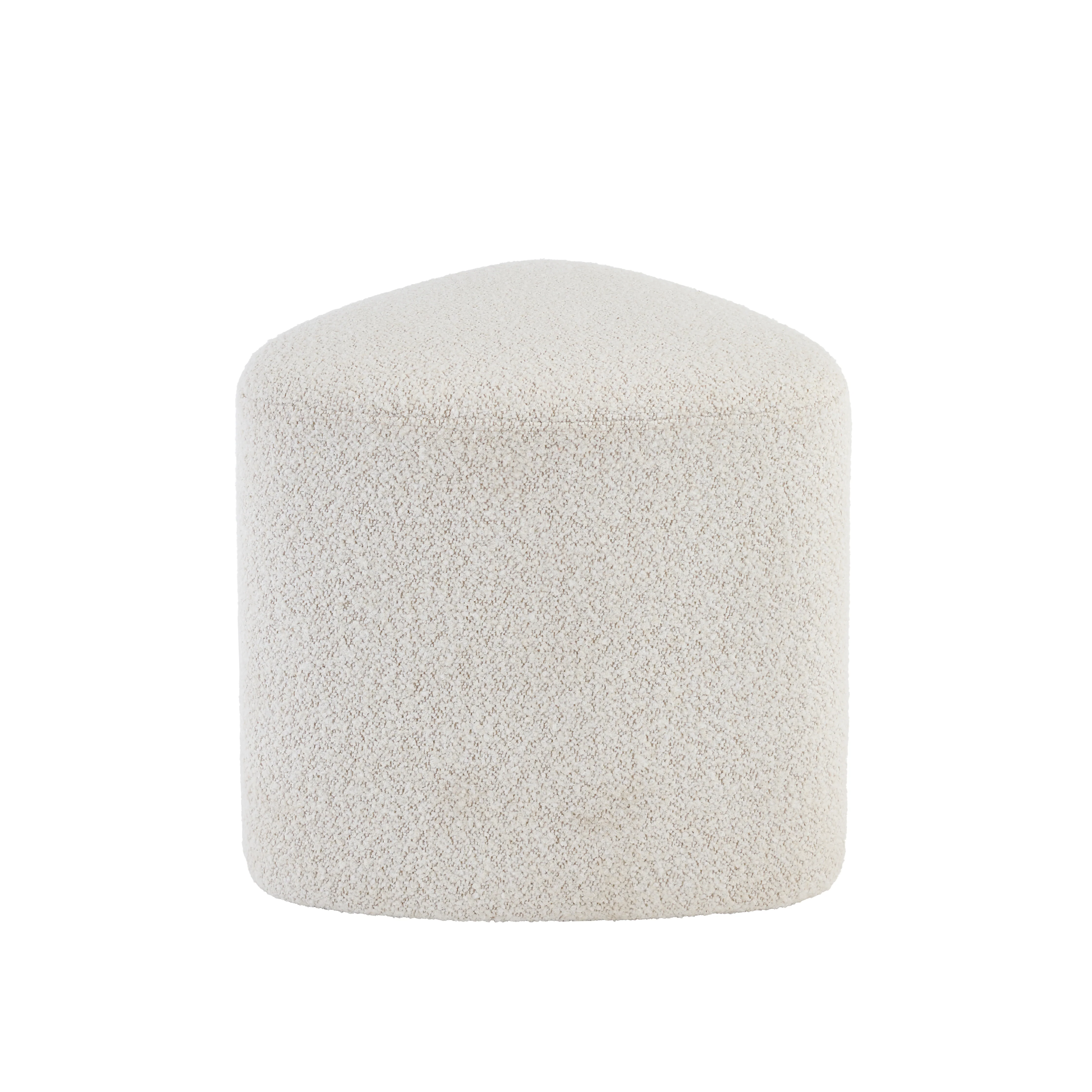 Alder Footstool - Oat Boucle - Image 6