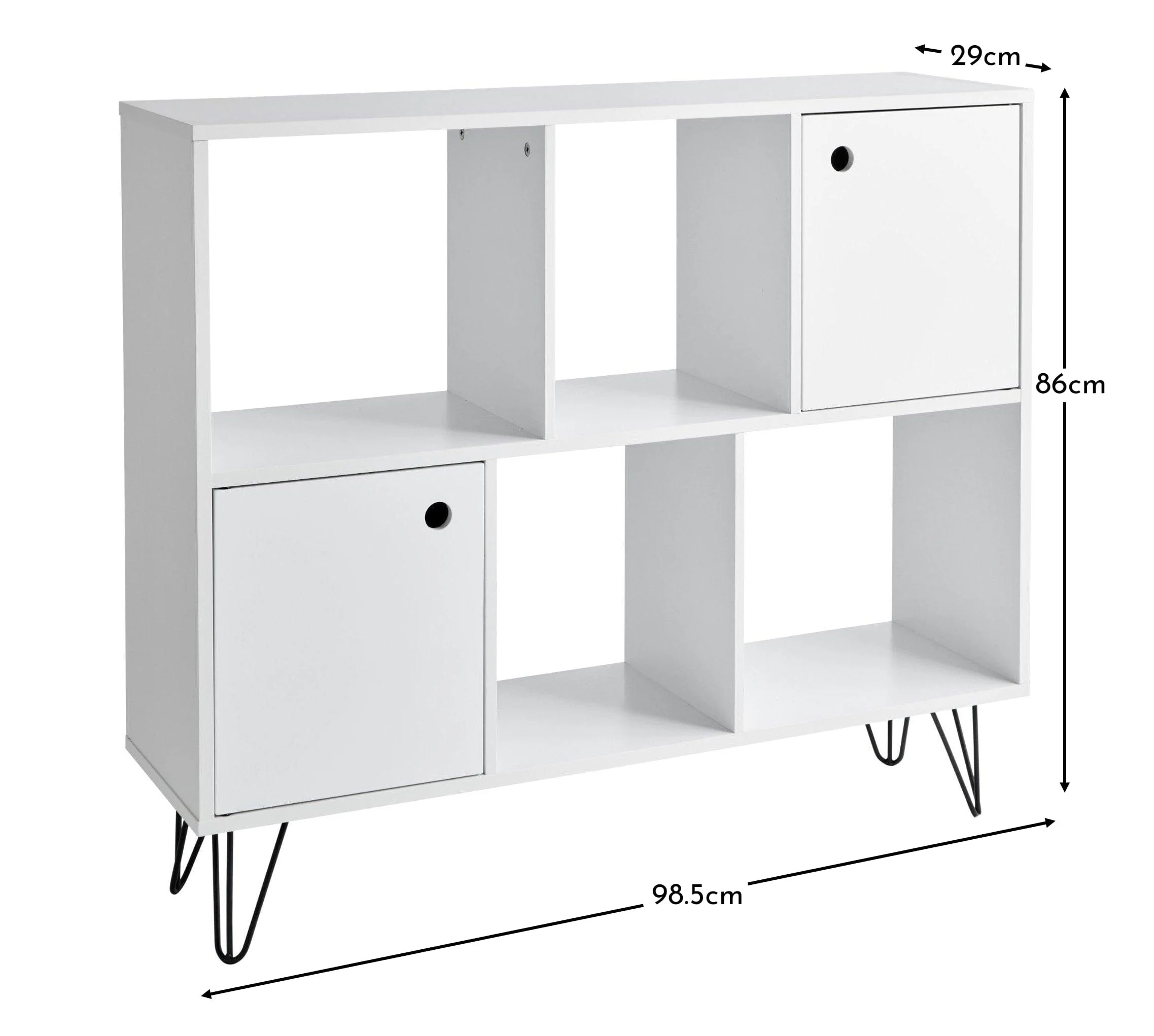 Anderson Cube Storage Unit - White with White Cupboards - Image 5