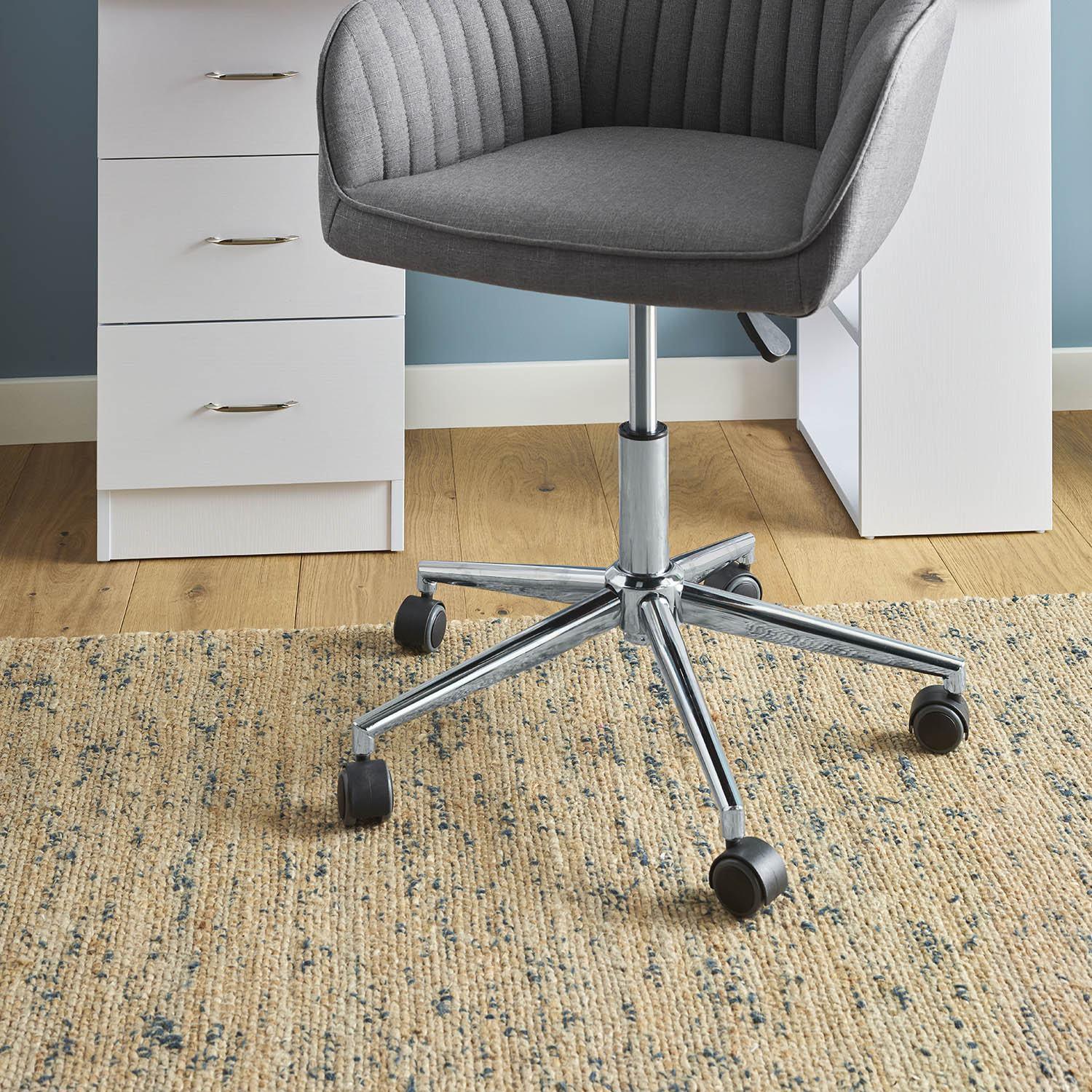 Anna Office Swivel Chair - Grey - Image 3