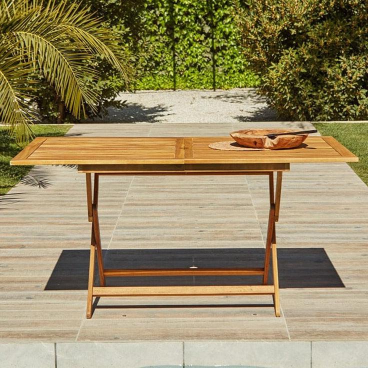 Ashby 4 Seater Wooden Garden Dining Set - 120cm - Image 8