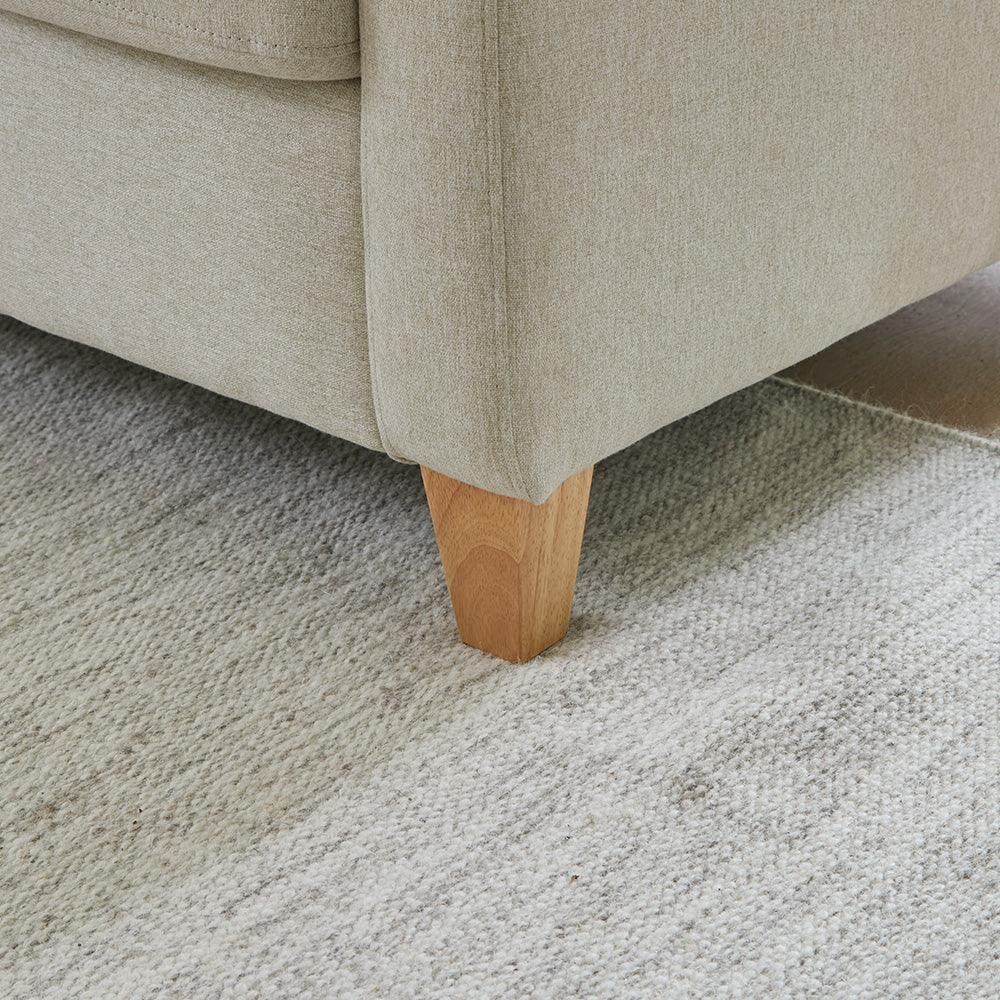Ava Corner Sofa - Right Hand - Sand with Pale Oak Legs - Image 5