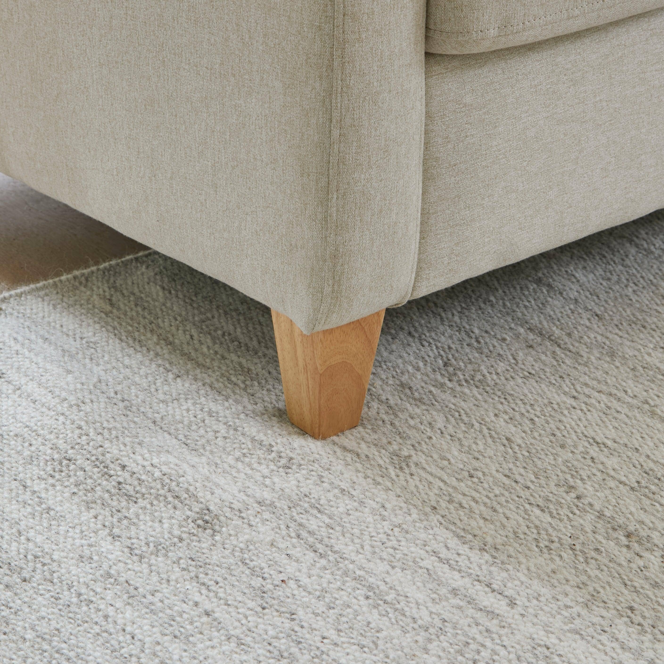 Ava Corner Sofa - Left Hand - Sand with Pale Oak Legs - Image 5