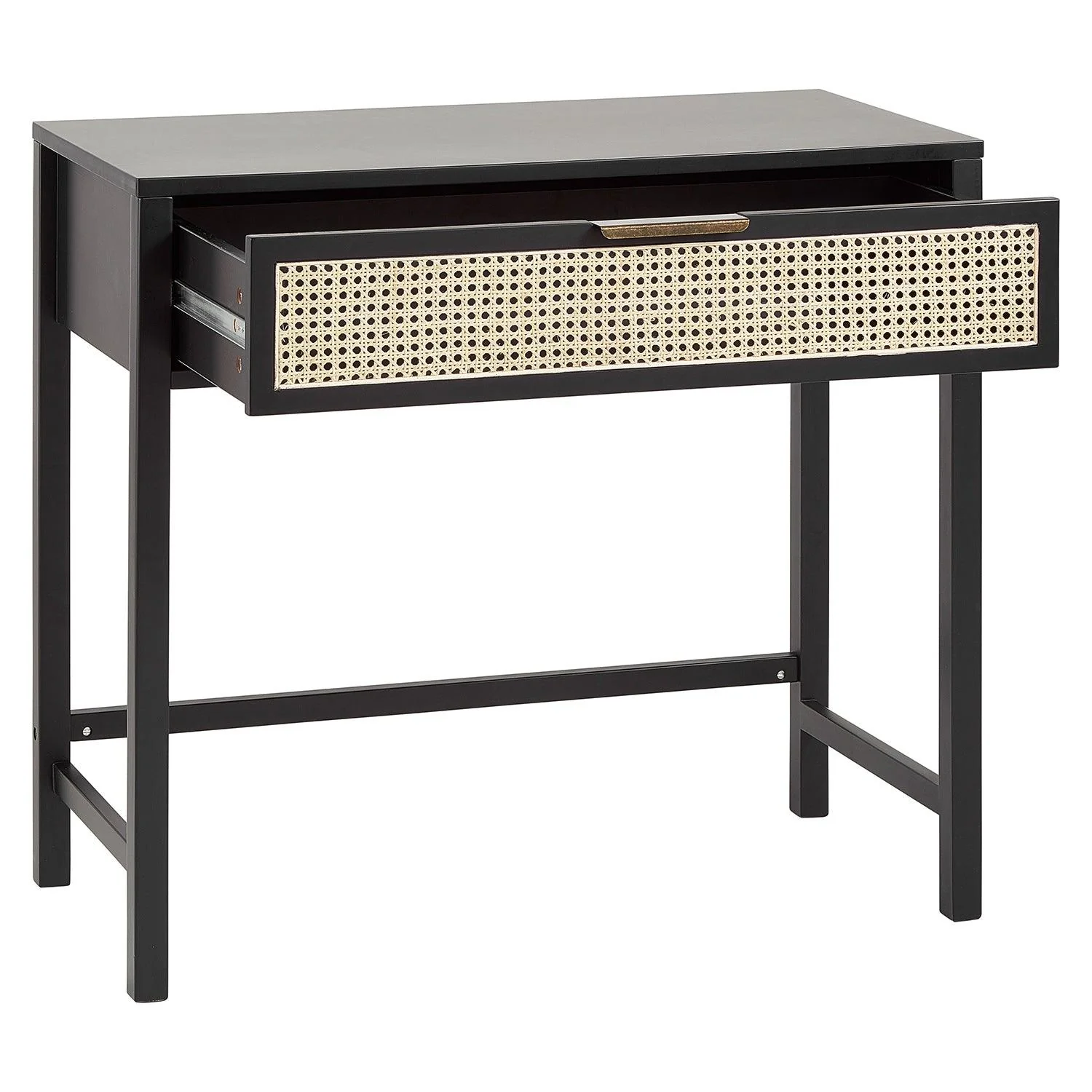 Charlie Black Dressing Table with Stool - Image 4