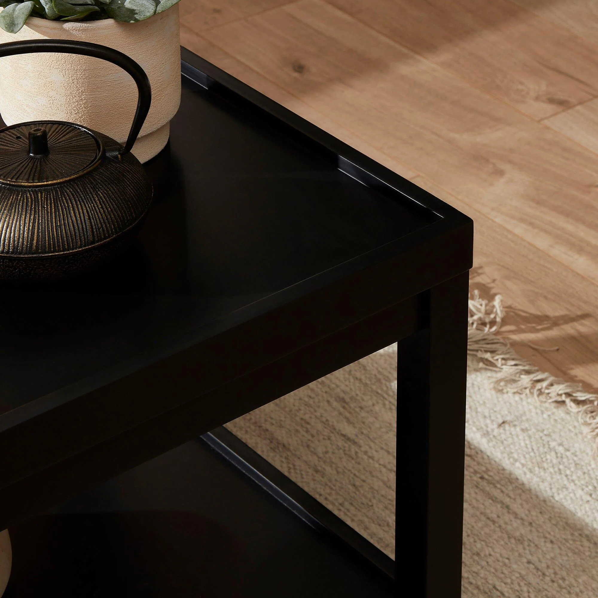 Charlie Noir Black Coffee Table - Image 3