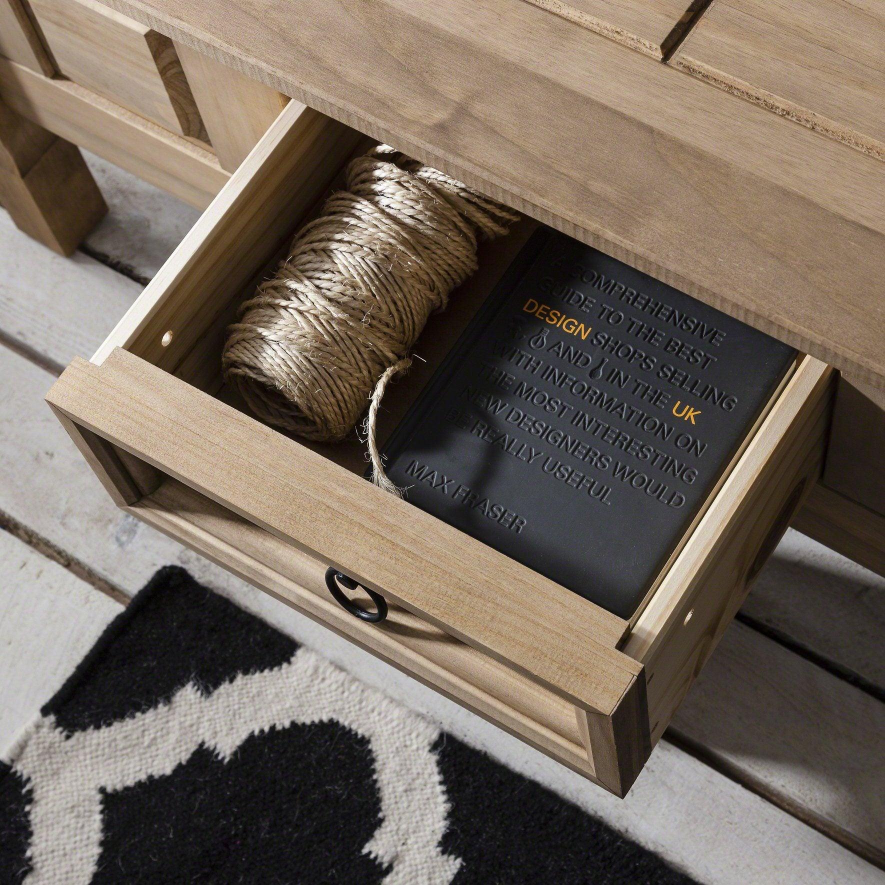 Corona Solid Pine Coffee Table - Image 7