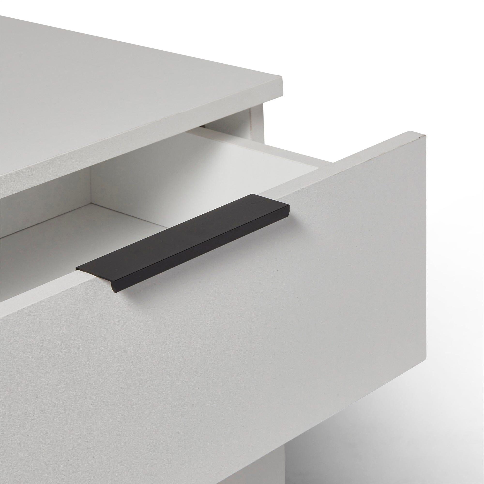 Essie 3 Drawer Desk - White - Image 10