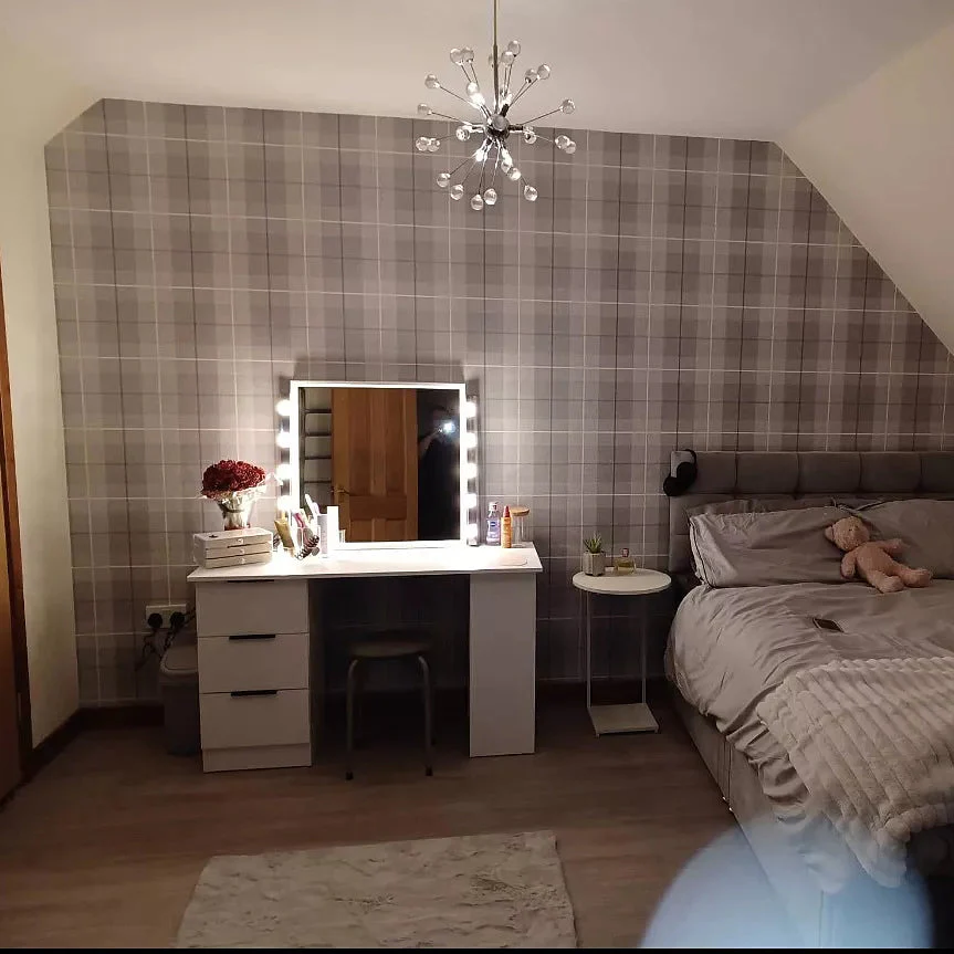 Essie 3 Drawer Desk - White - Image 3