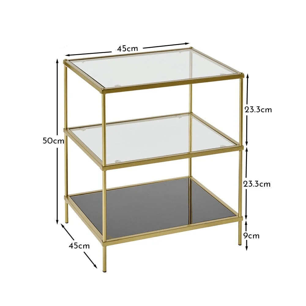 Evelyn Gold Side Table - Image 5