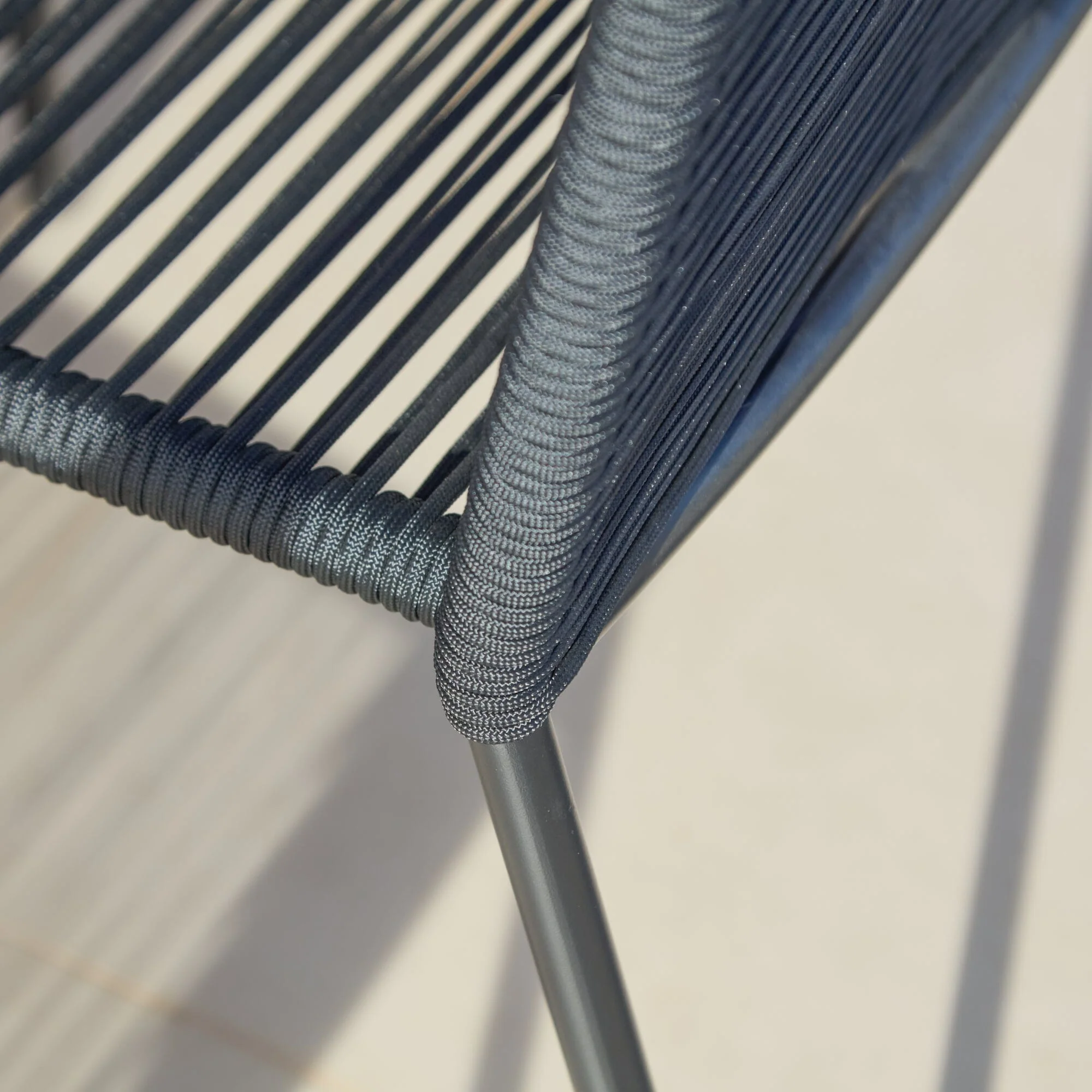 Hali 6 Seater Wooden Garden Dining Set with Ryder Black Chairs - 175cm - Image 7