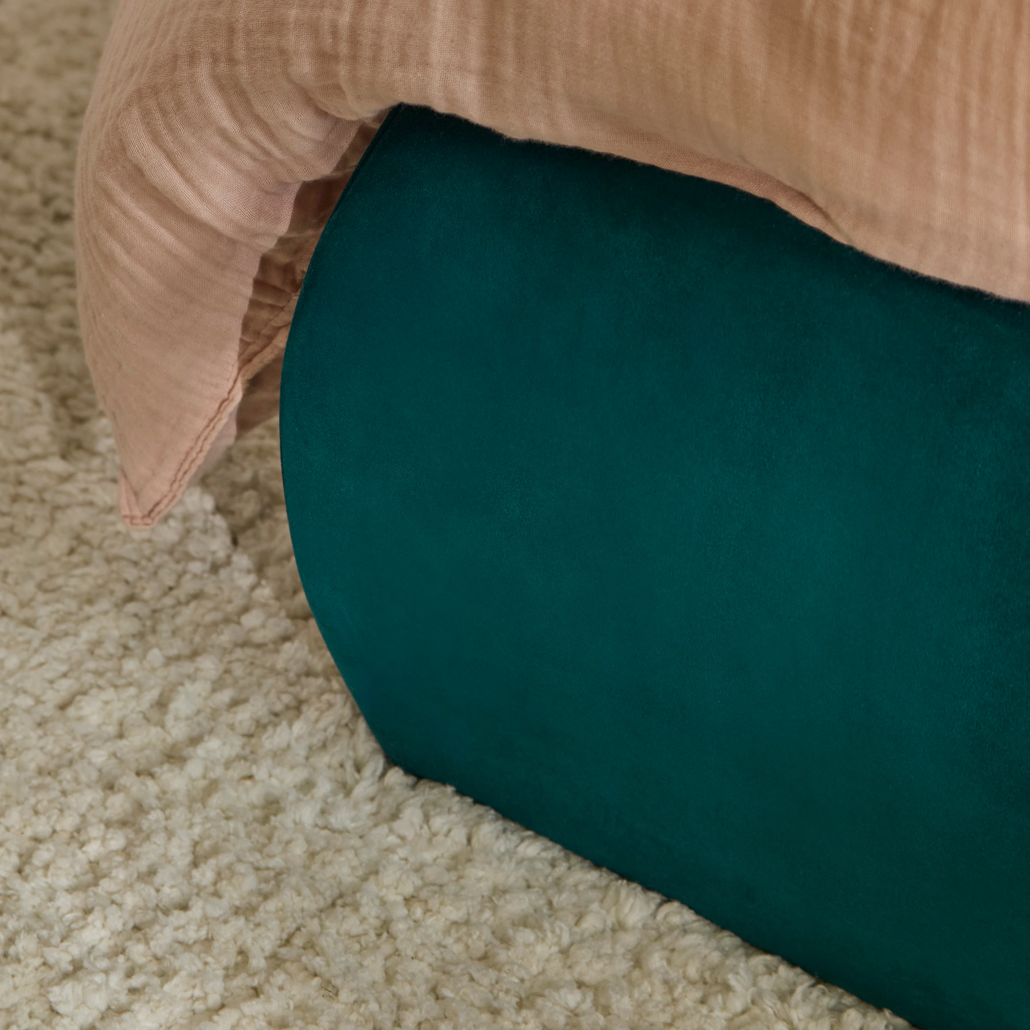 Hannah King Ottoman Bed - Deep Teal - Image 5