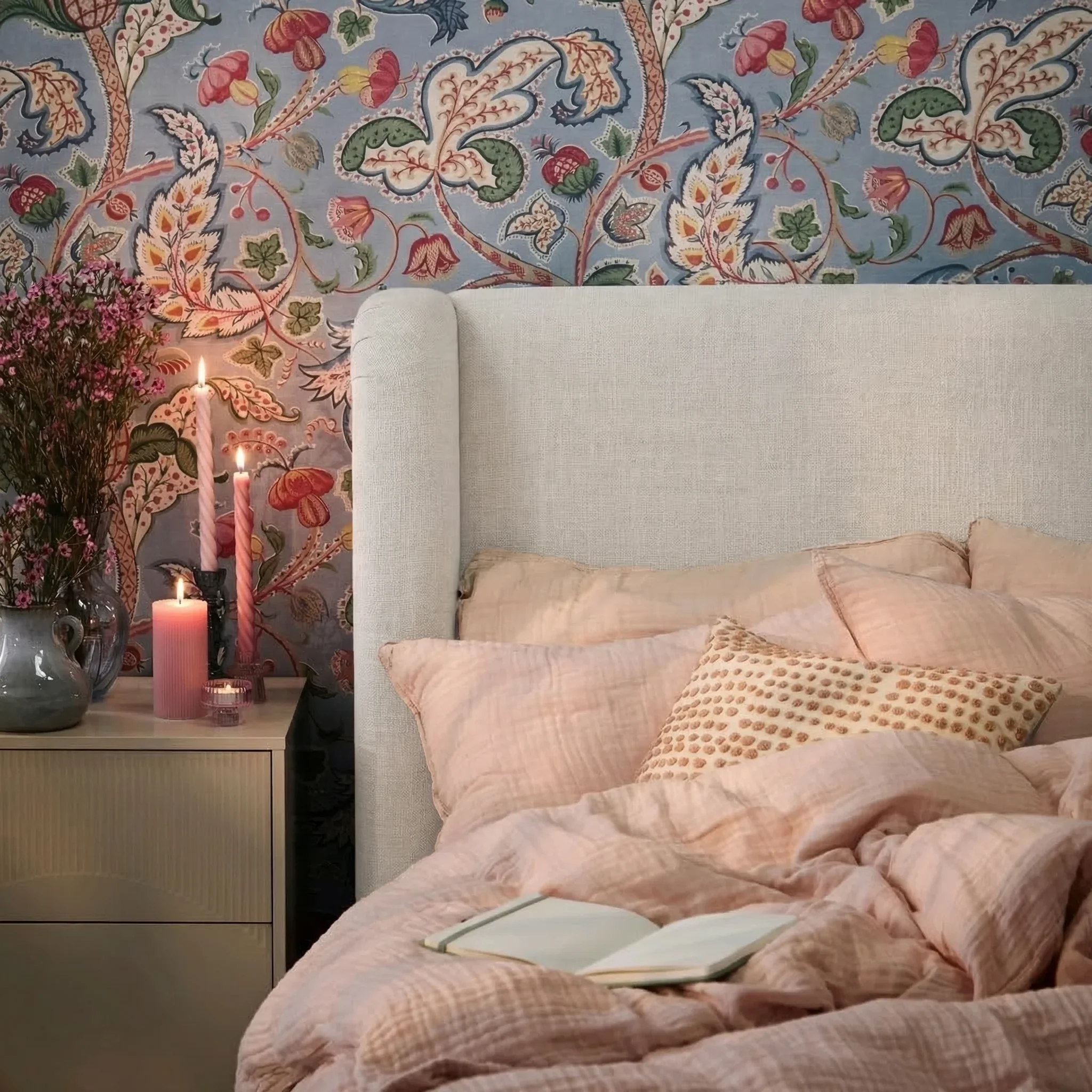 Hannah King Ottoman Bed - Oyster White - Image 6