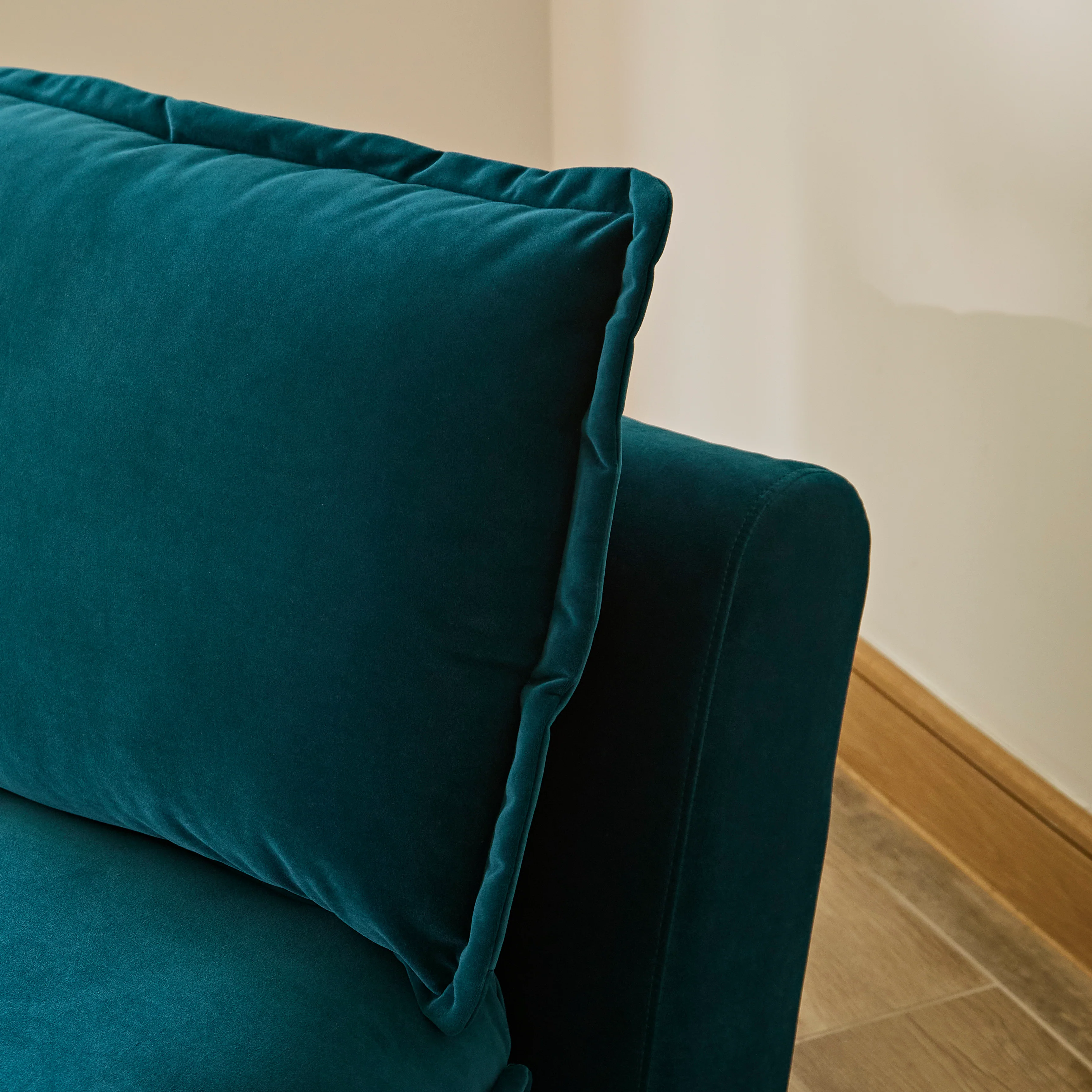 Harlow Single Sofa Bed - Soft Teal - Image 3