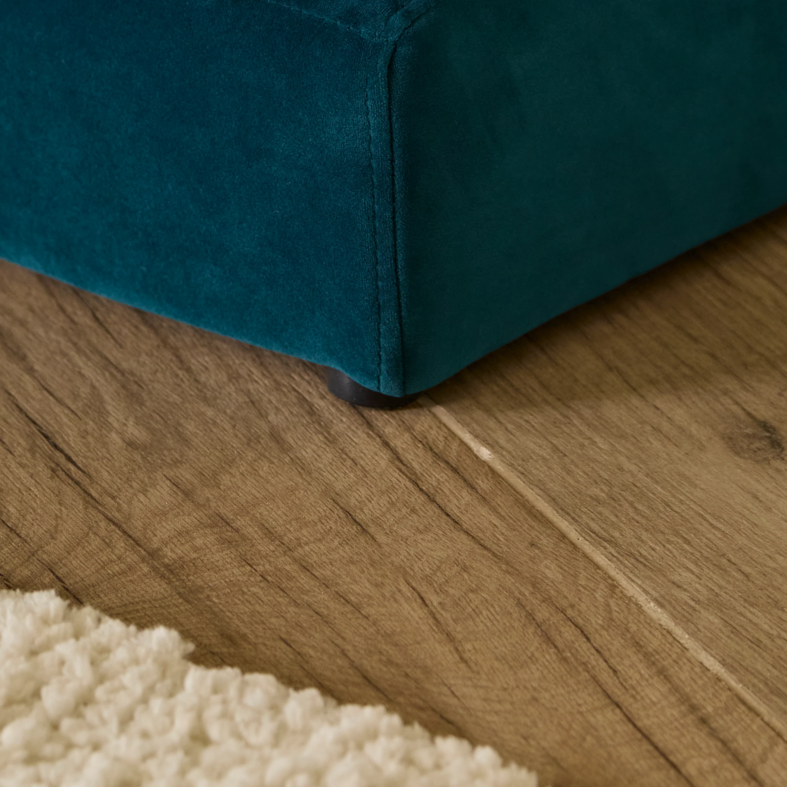 Harlow Single Sofa Bed - Soft Teal - Image 6