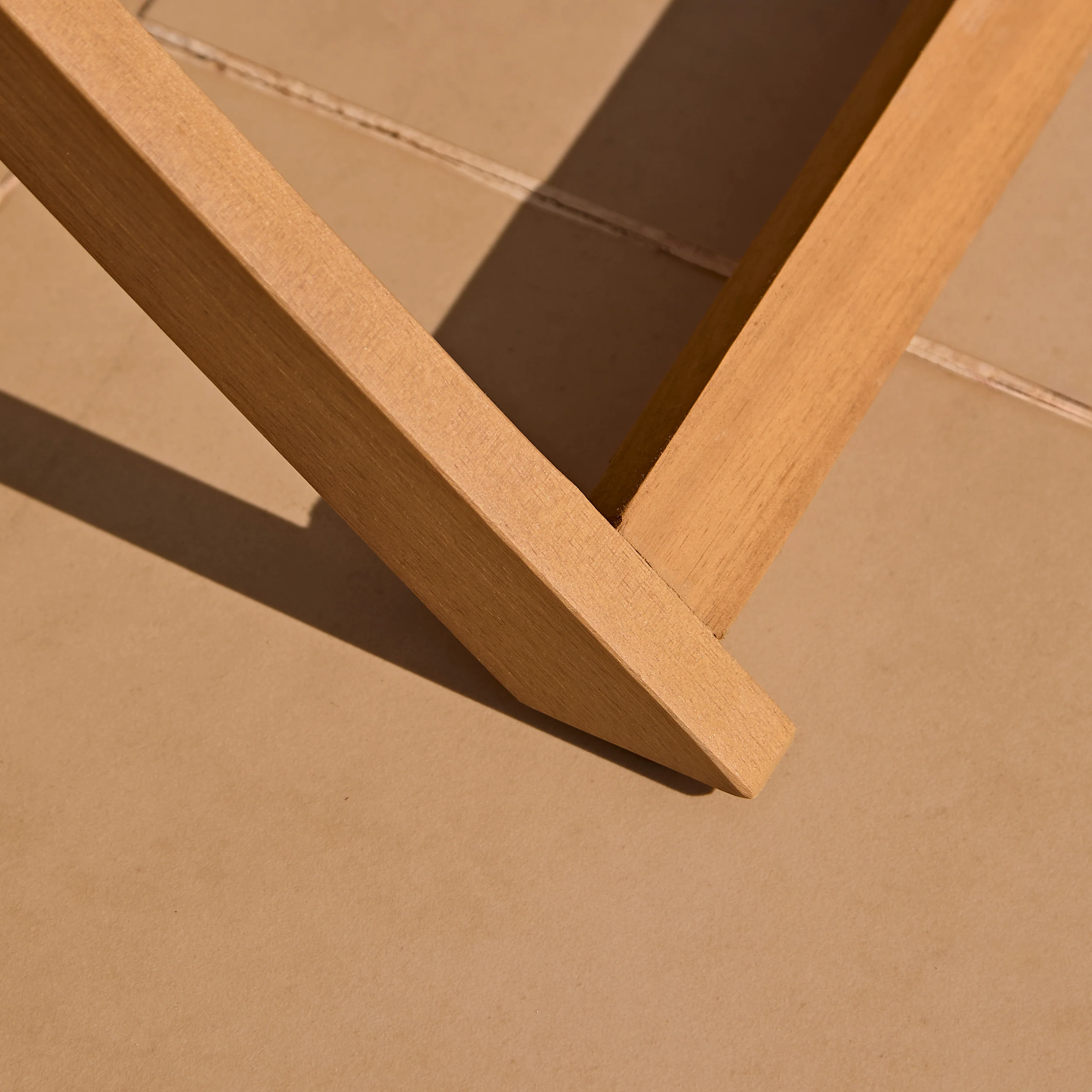 Harlyn 4 Seater Wooden Garden Dining Set with Cove Green Rope Chairs - 160cm - Image 8