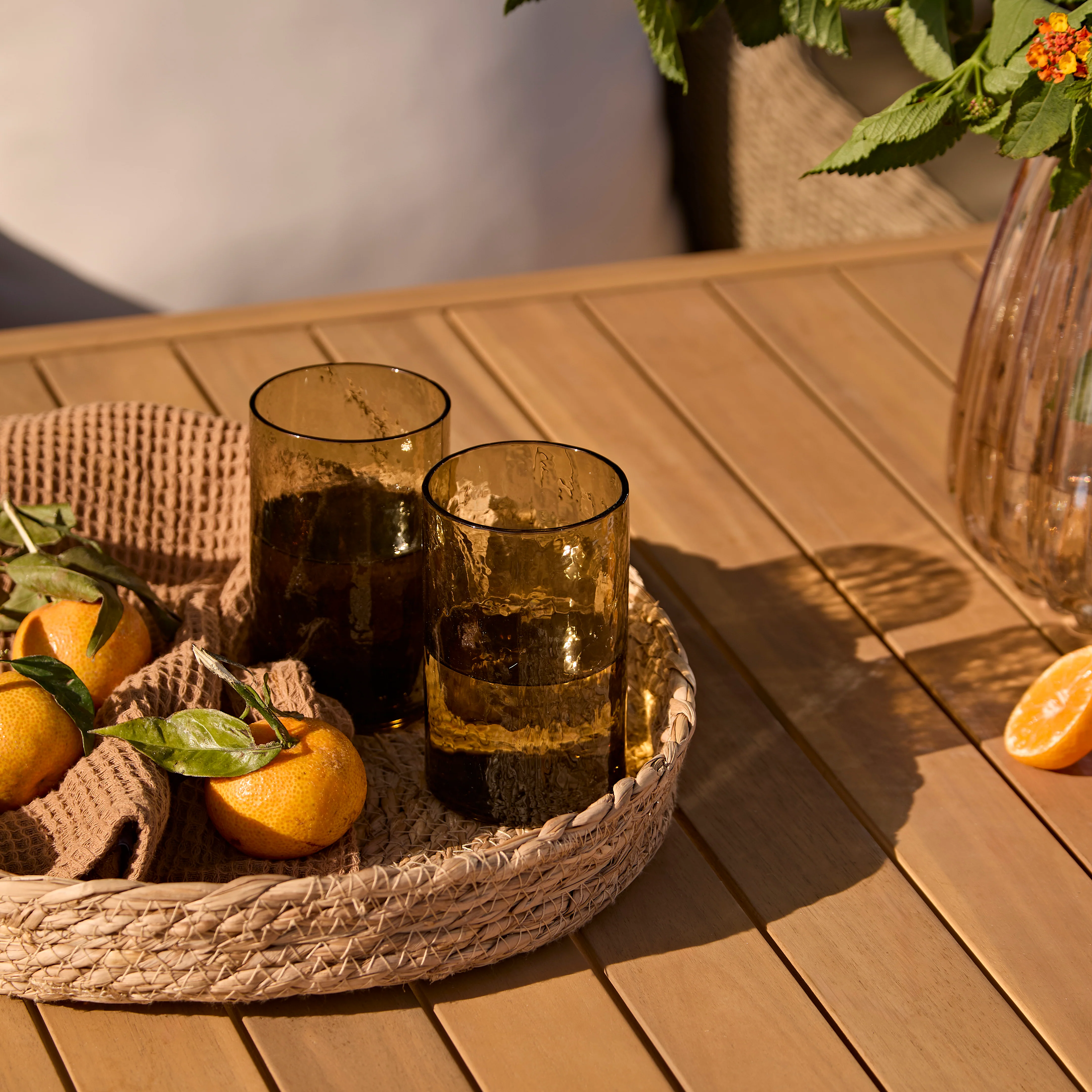 Harlyn 4 Seater Wooden Garden Dining Set with Harlyn Chairs - 160cm - Image 5