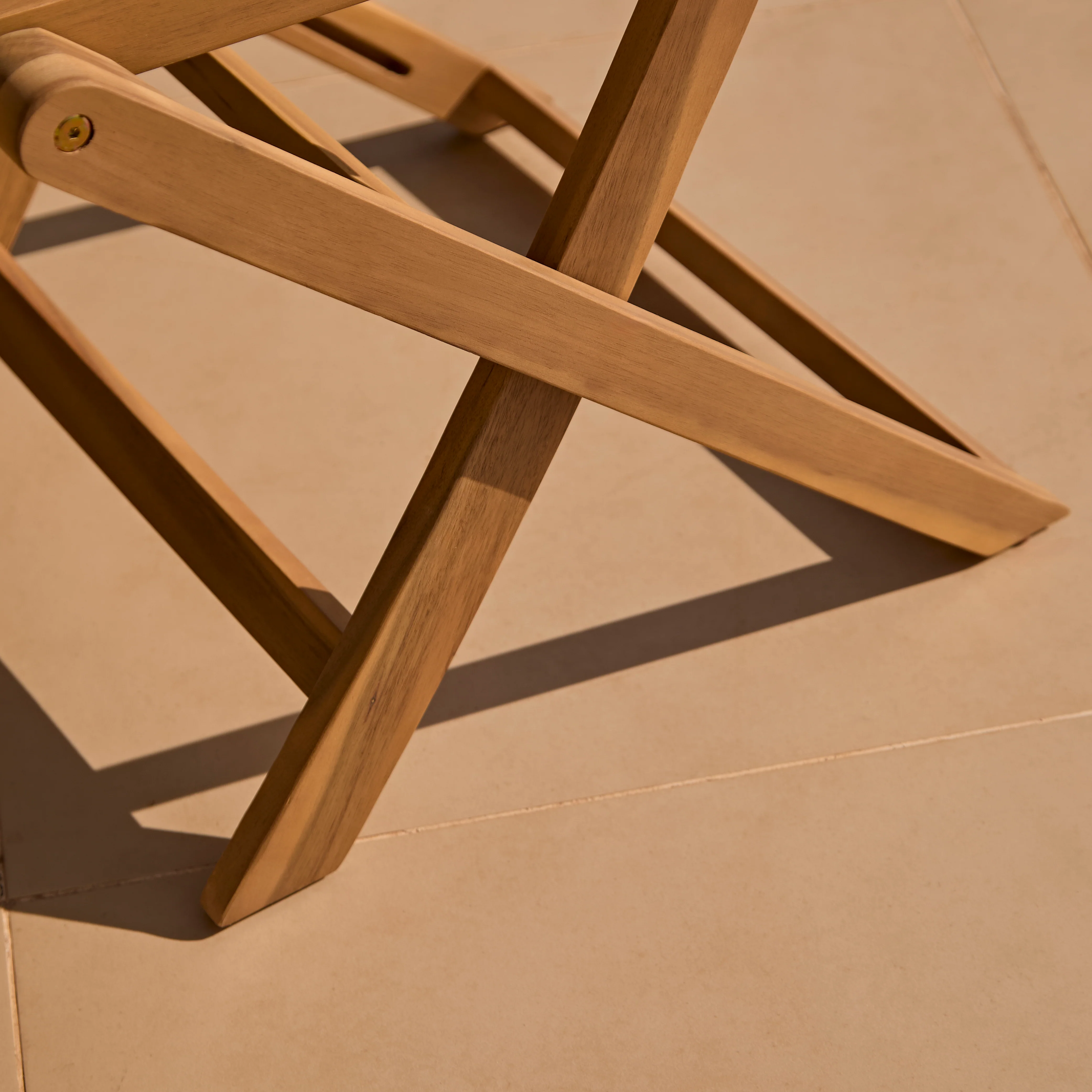 Harlyn 6 Seater Wooden Garden Dining Set with Cove Beige Chairs - 200cm - Image 7