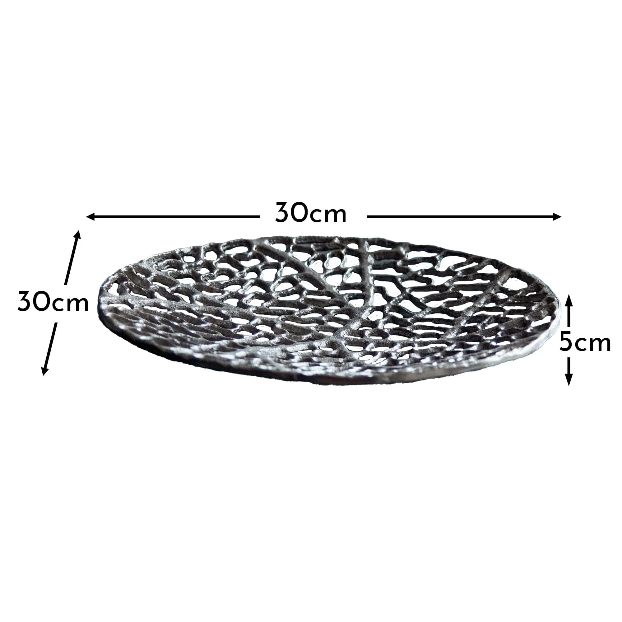 Holton 30cm Decorative Bowl - Black Metal - Image 5