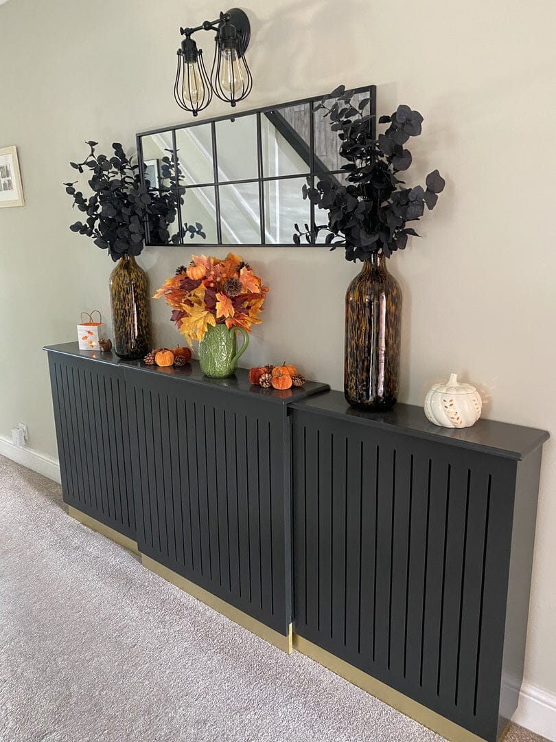 Iliana Extendable Radiator Cover in Charcoal Grey - Image 4