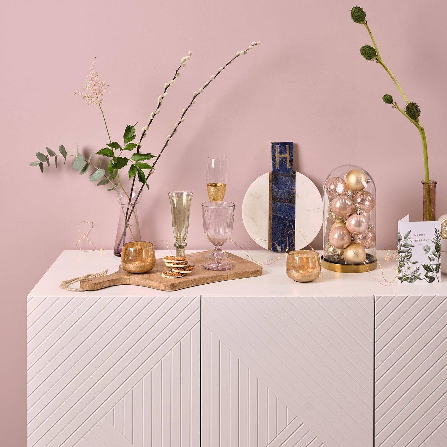 Jack 3 Door Large Sideboard - Geometric White - Image 5