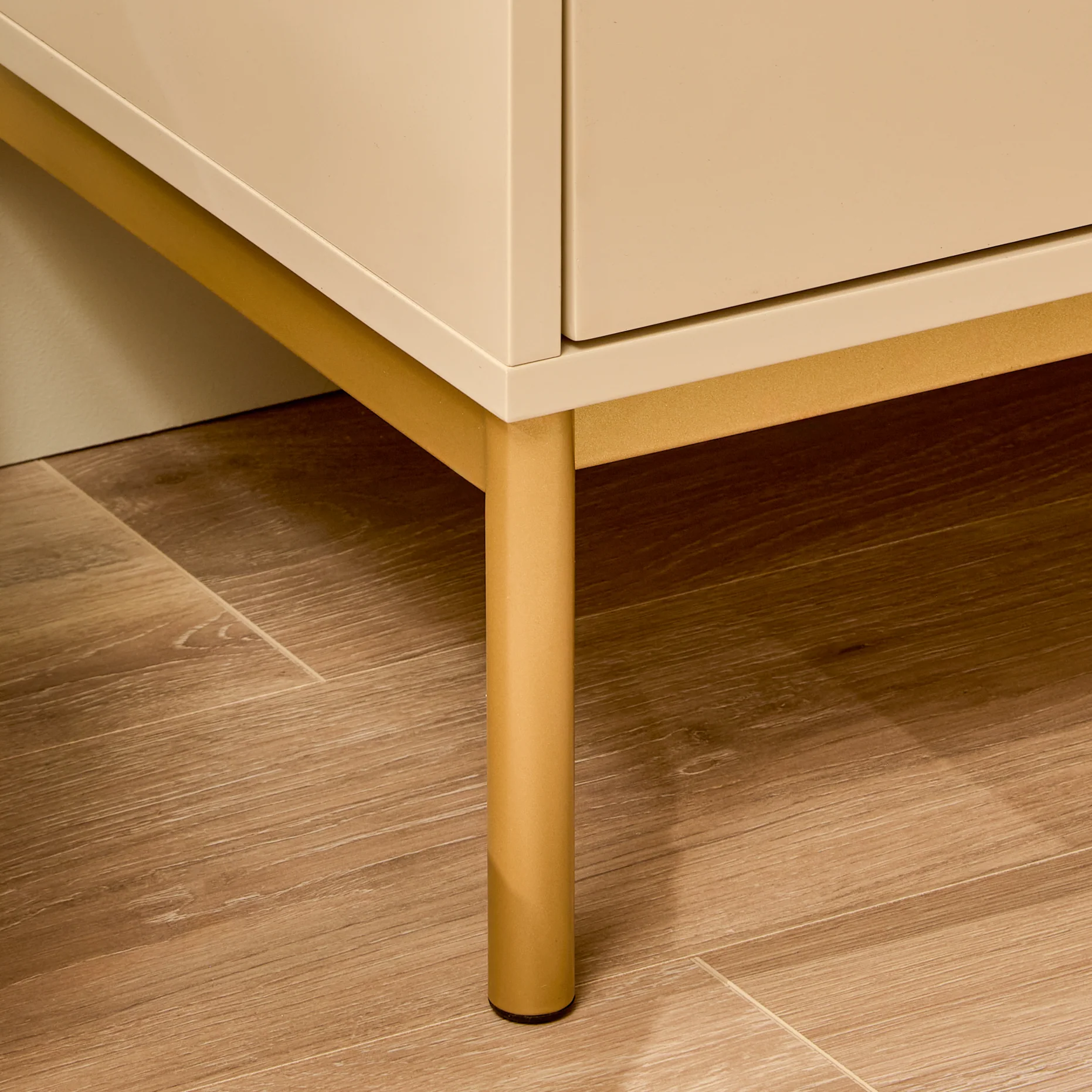 Luella 50cm 2 Drawer Fluted Bedside Table - Driftwood - Image 5