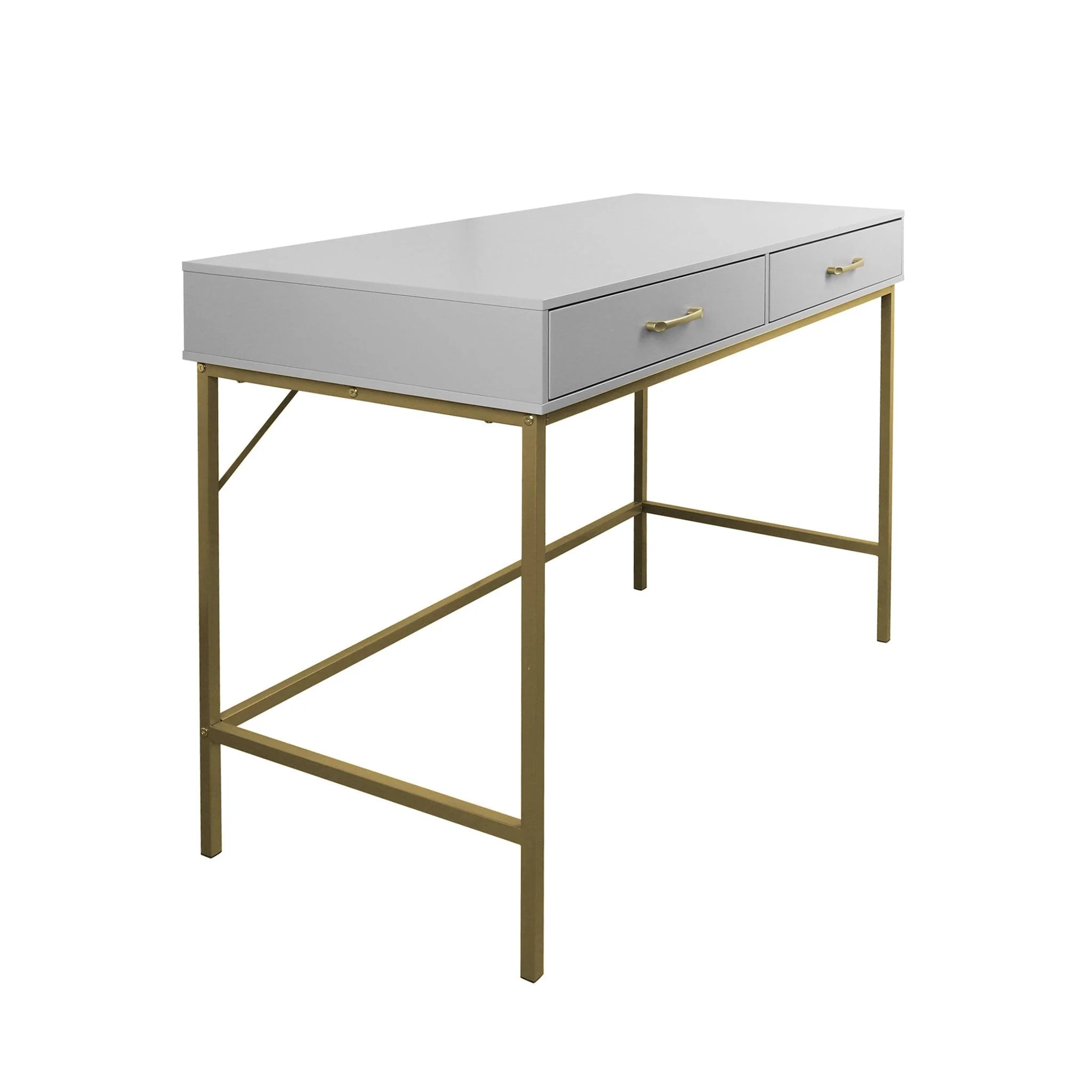 Marie Grey Dressing Table with Stool - Image 6