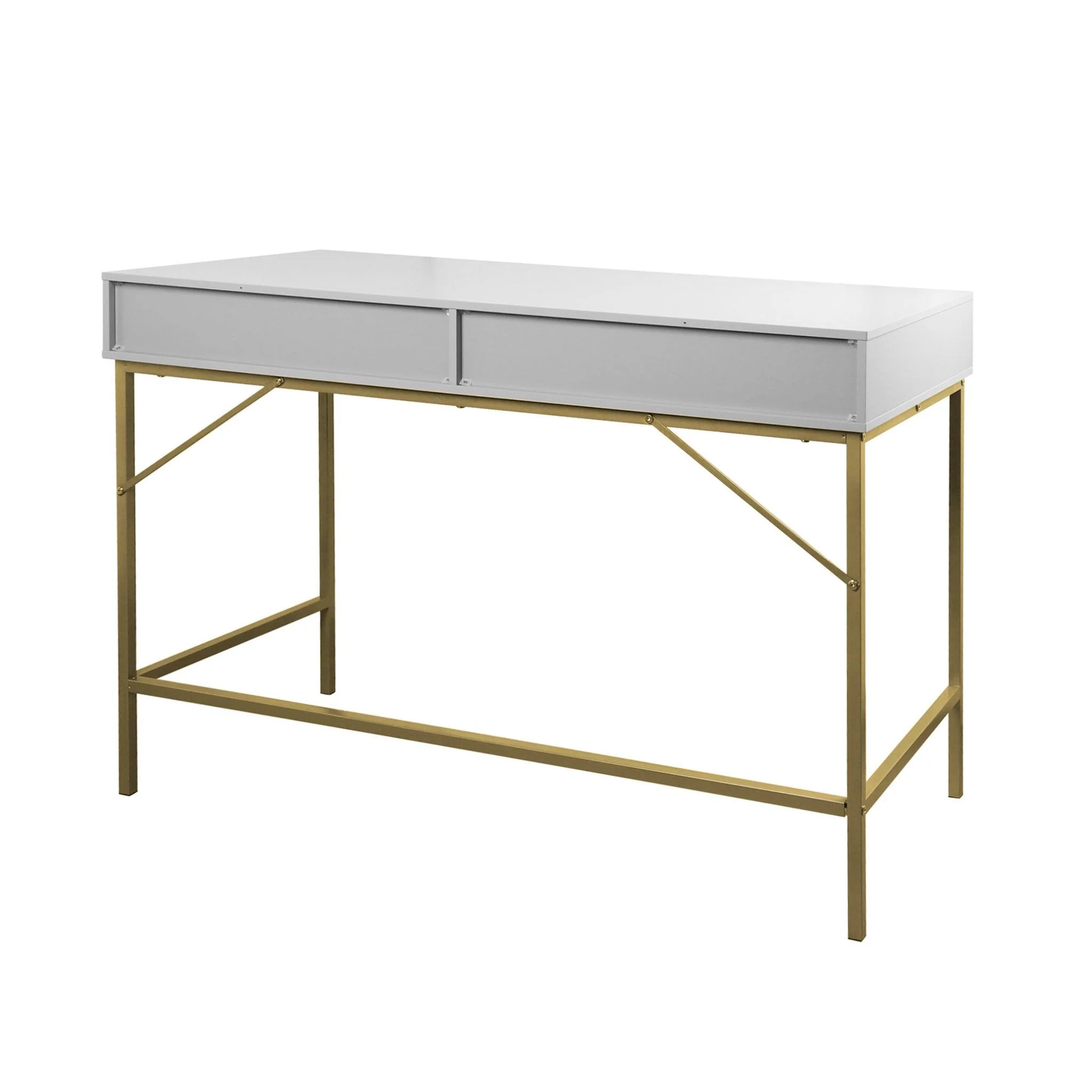 Marie Grey Dressing Table with Stool - Image 9