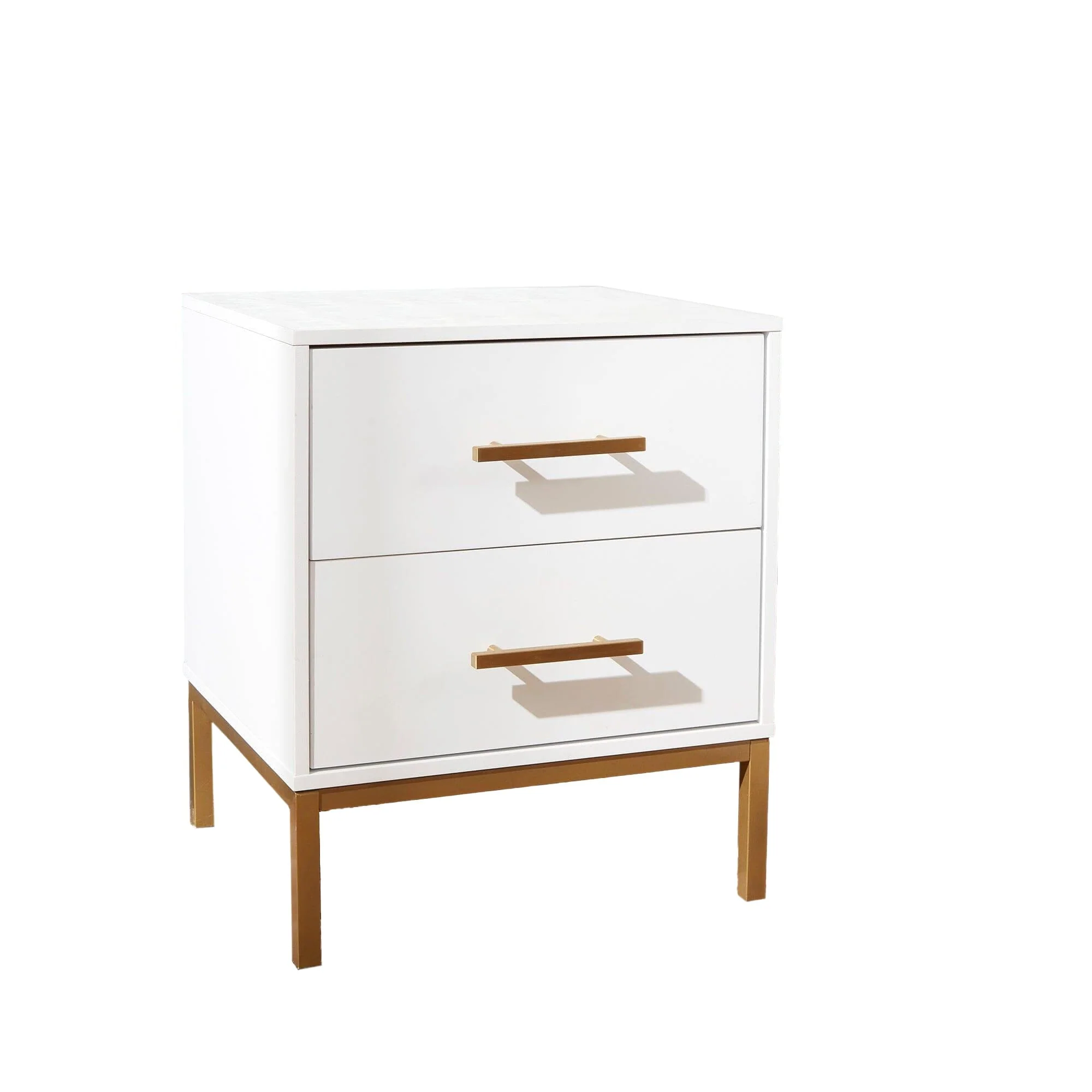 Marie Bedside Table - White - Image 4