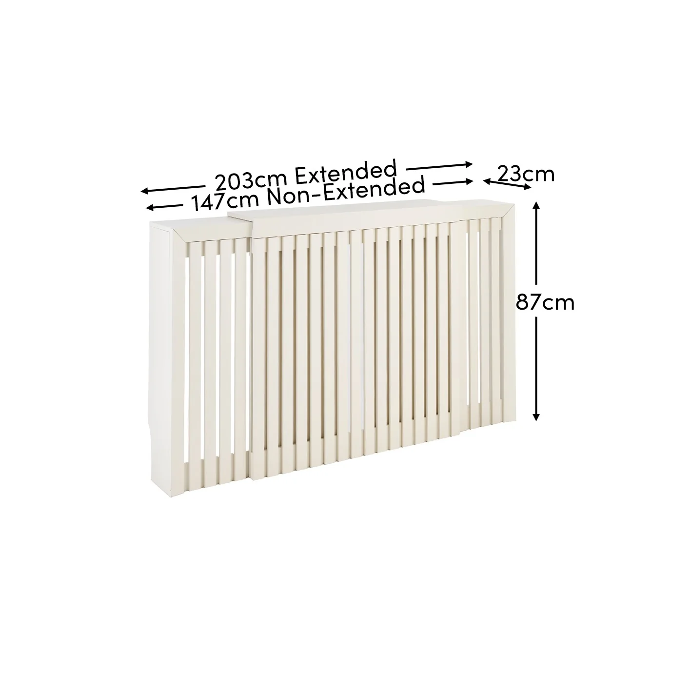 Merida Extending Radiator Cover - Oatmeal - Image 9