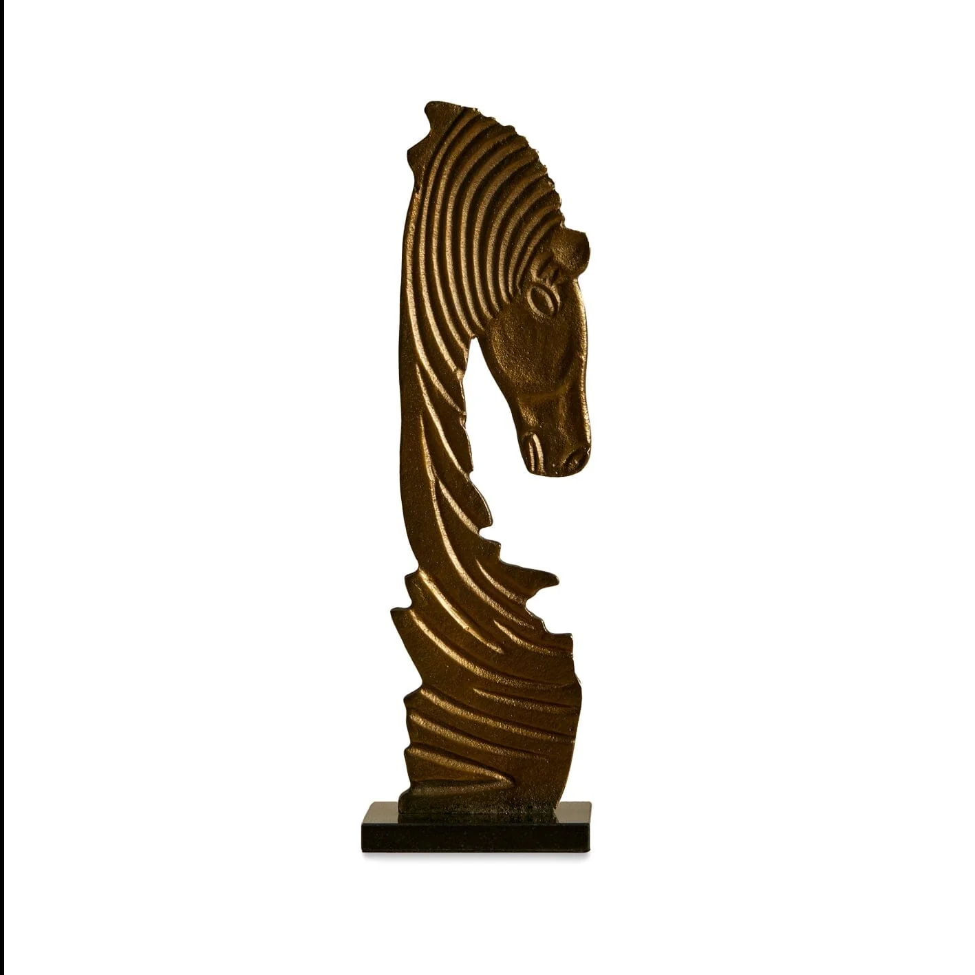 Newbury 44cm Metal Horse Ornament - Gold - Image 5