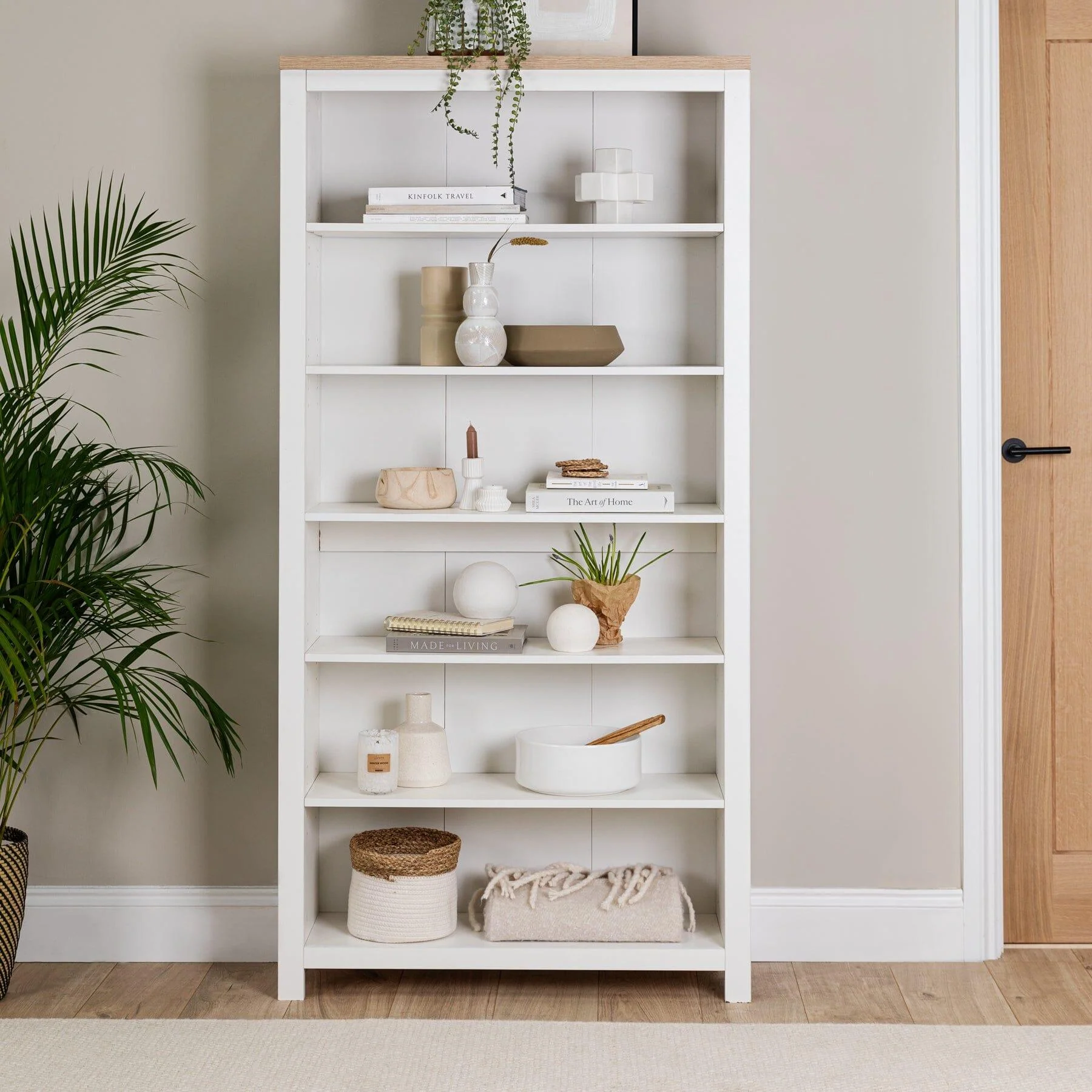 Colden 26cm Ceramic Vase - White - Image 6