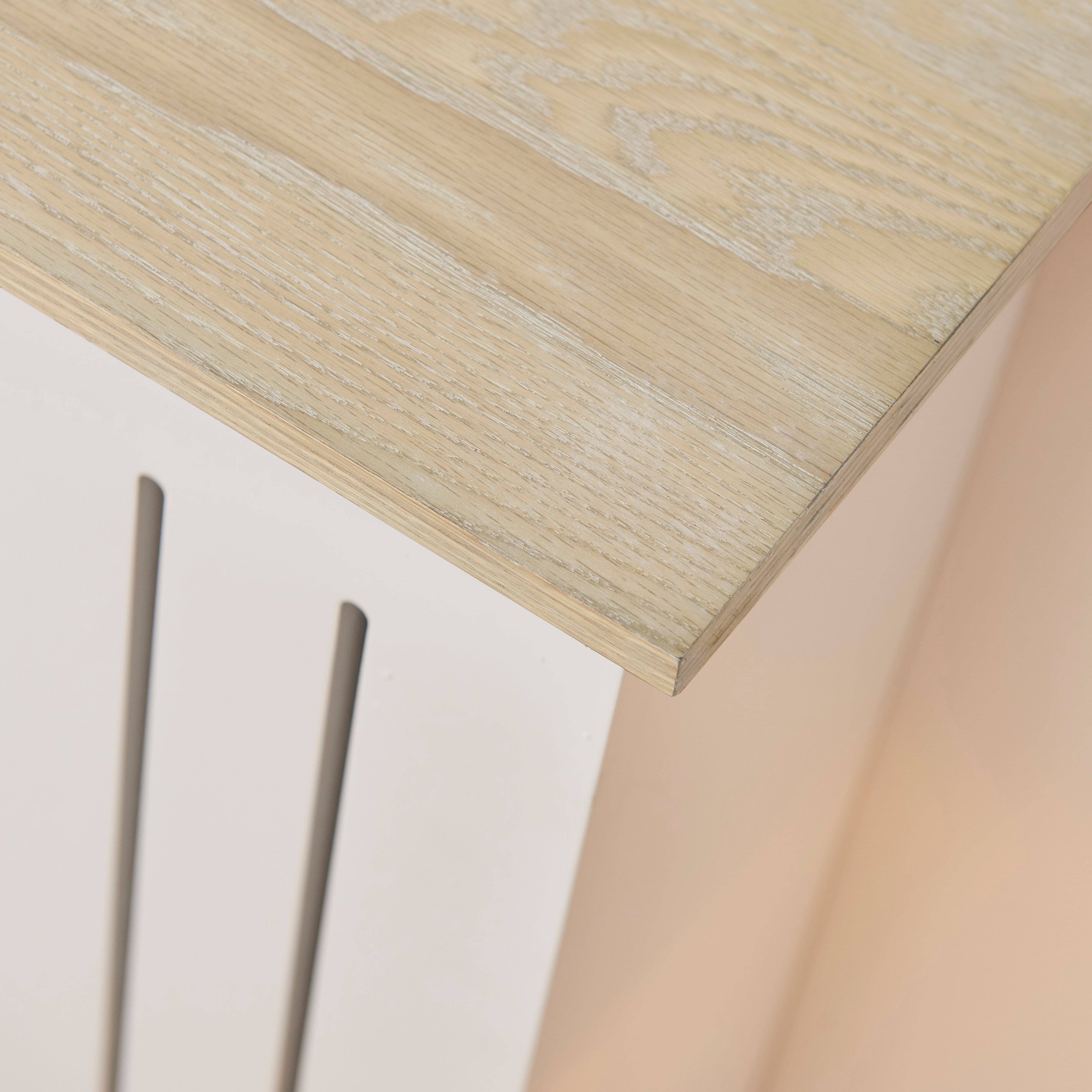 Outlet - Elspeth Extending Radiator Cover - Whitewash Oak - Image 4