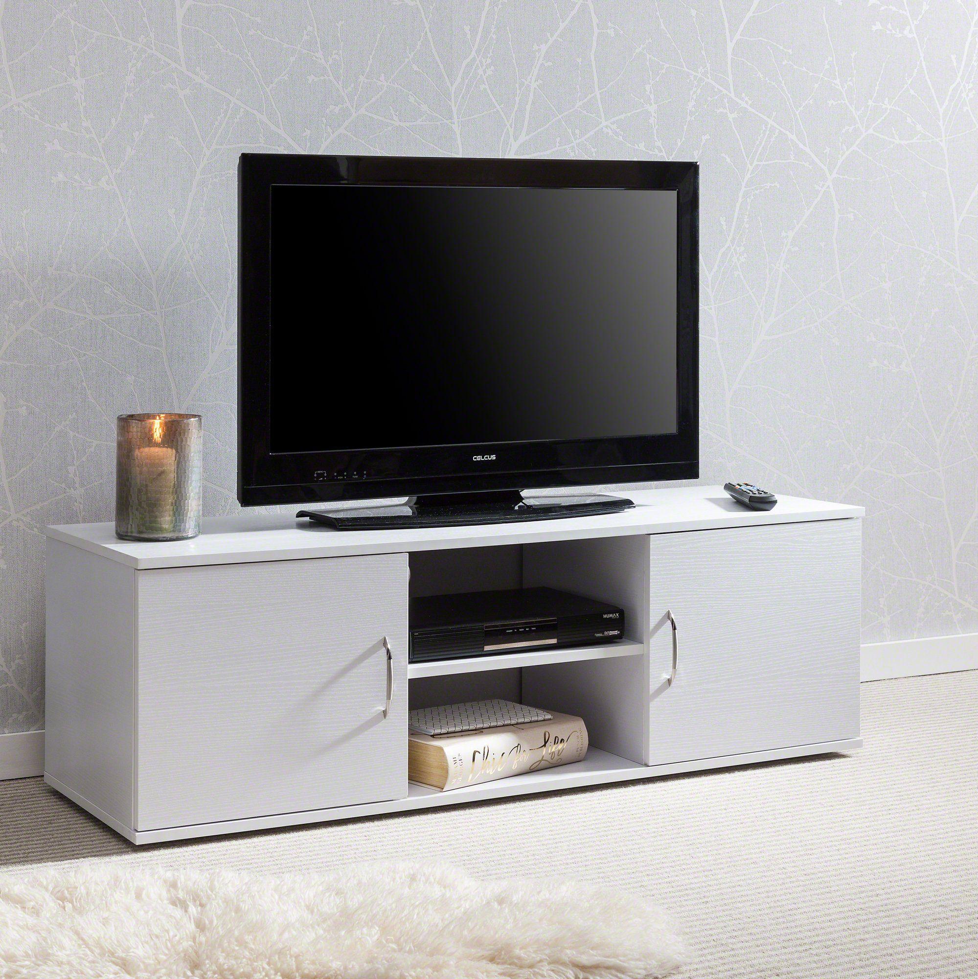 Outlet - Essie TV unit with storage - white - Image 3