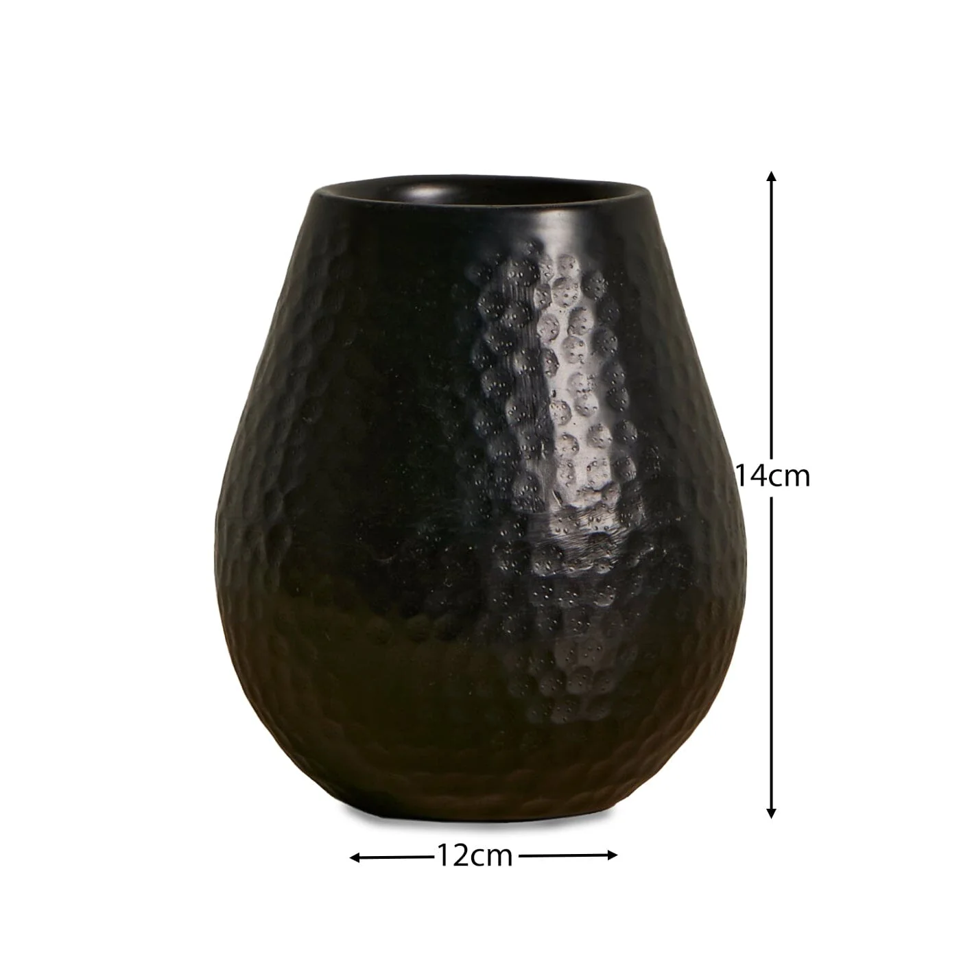 Hale 13.5cm Metal Candle Holder - Black Bronze - Image 10