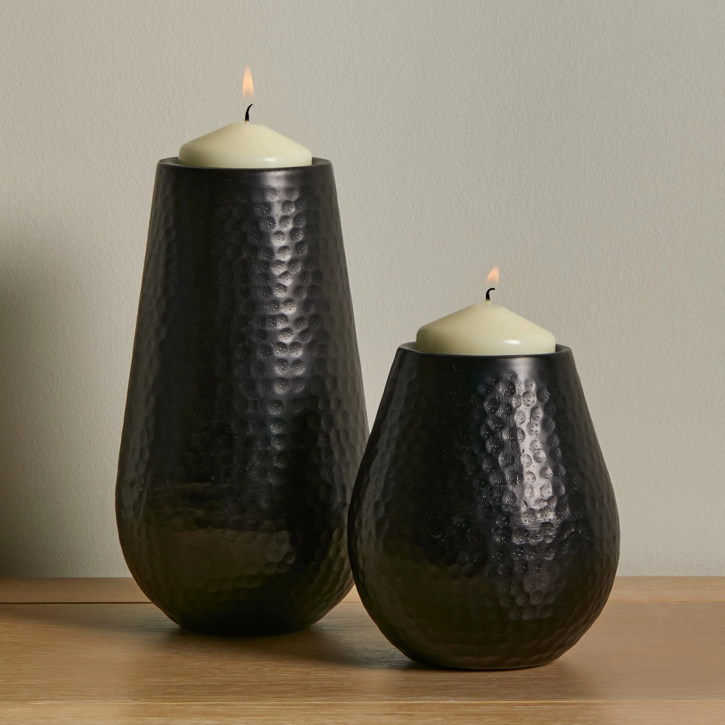 Hale 13.5cm Metal Candle Holder - Black Bronze - Image 7