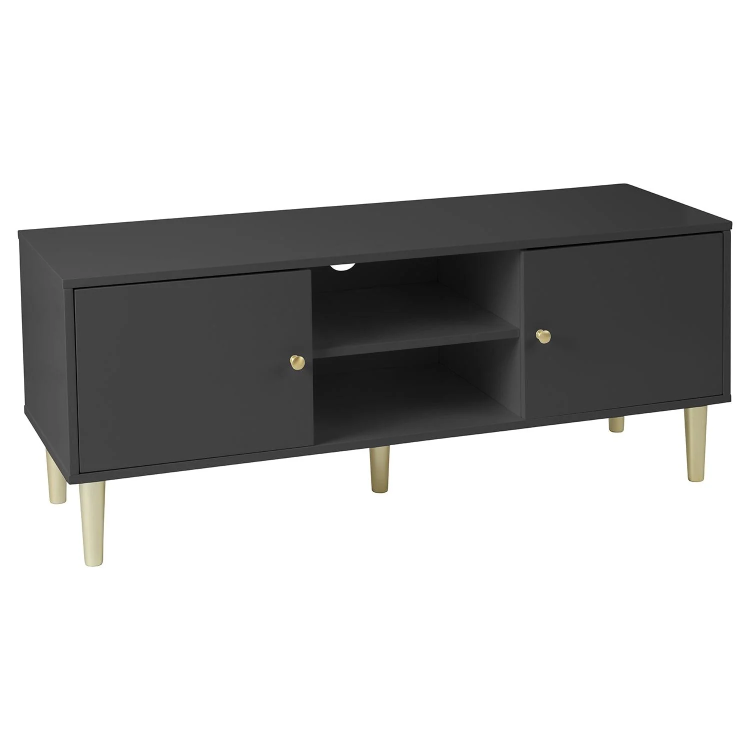 Outlet - Iliana TV Unit - Charcoal Grey - Image 5