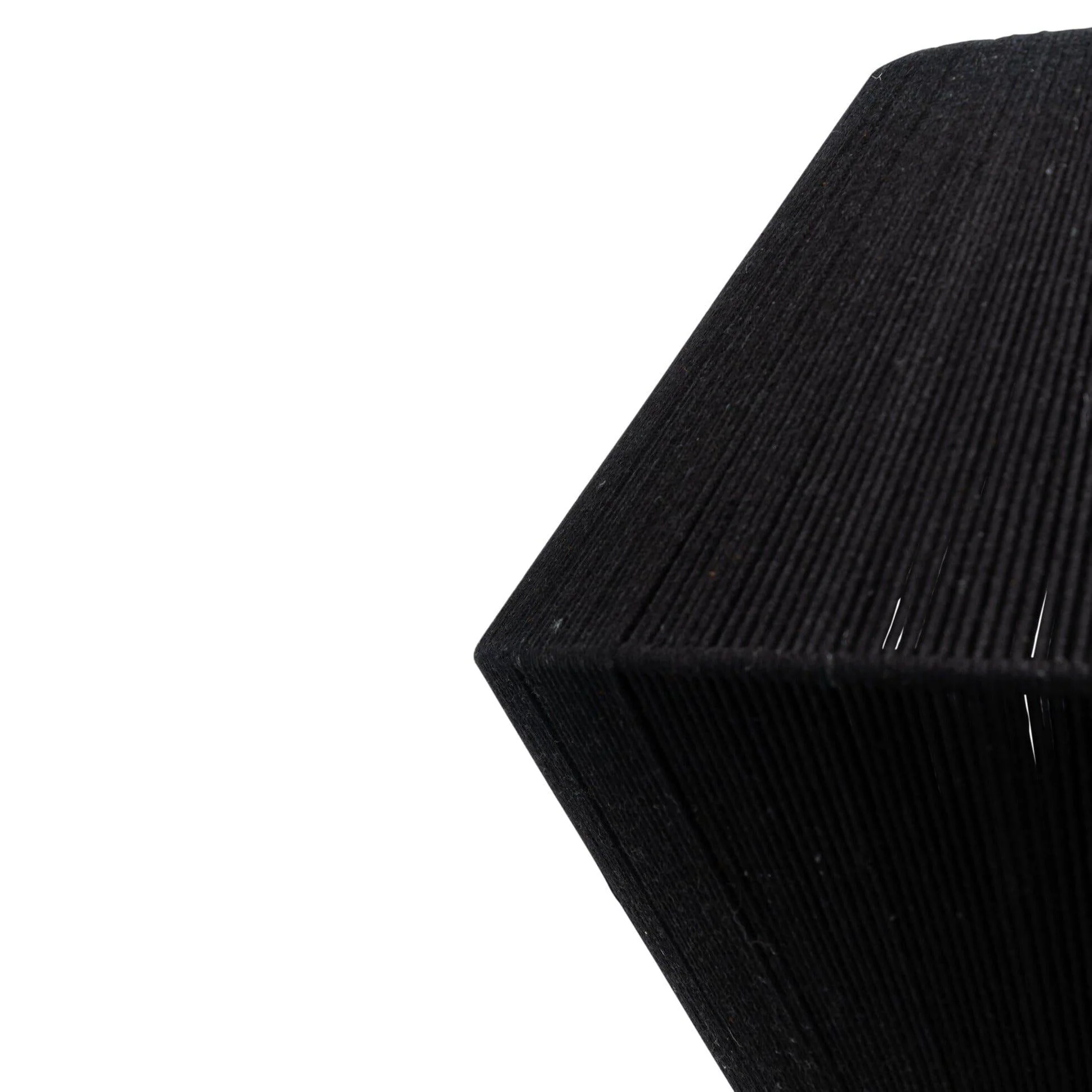 Neri Black Cotton String Pendant - Image 9