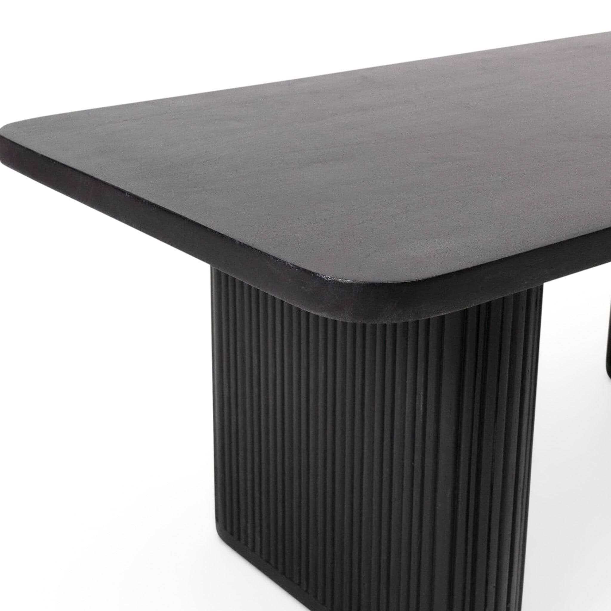Orla Black Mango Wood Coffee Table - Image 6