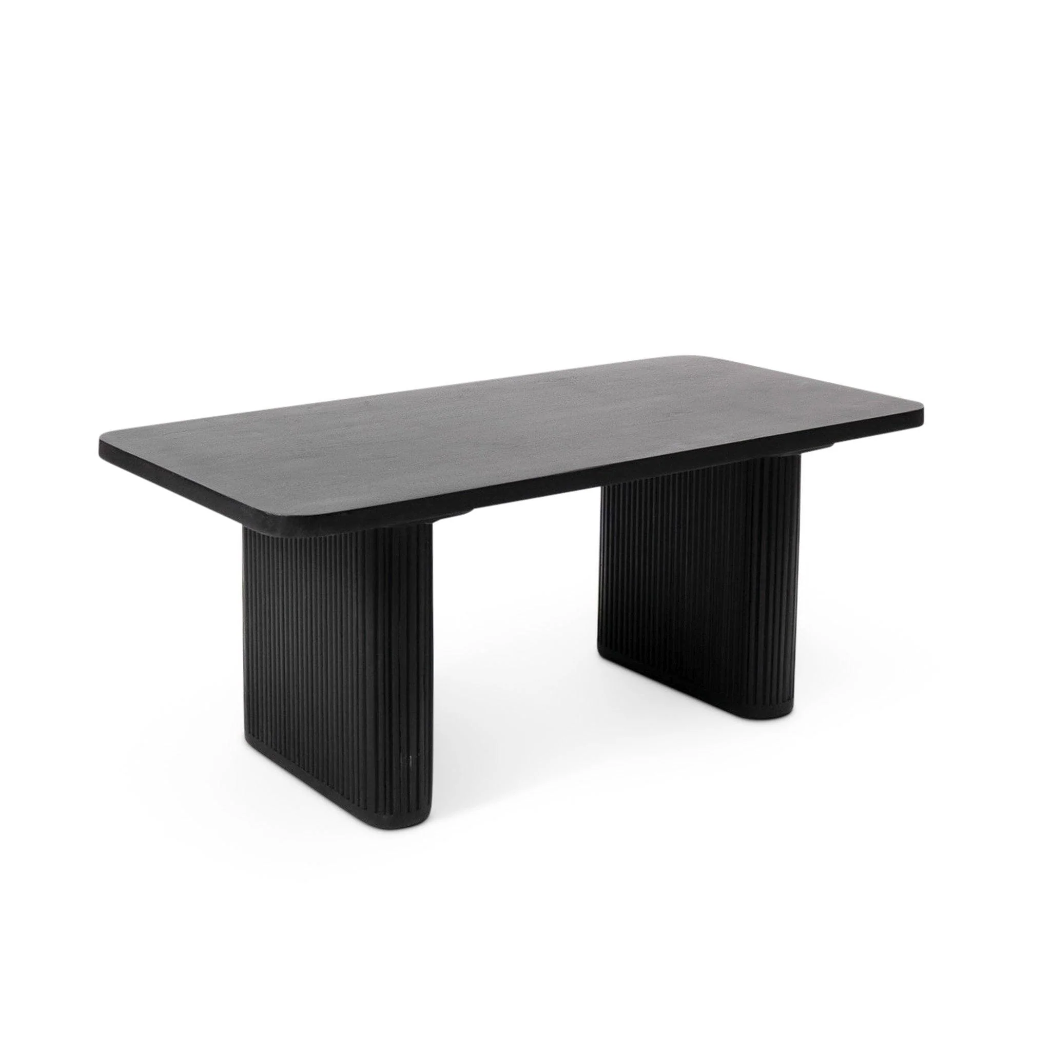 Orla Black Mango Wood Coffee Table - Image 7
