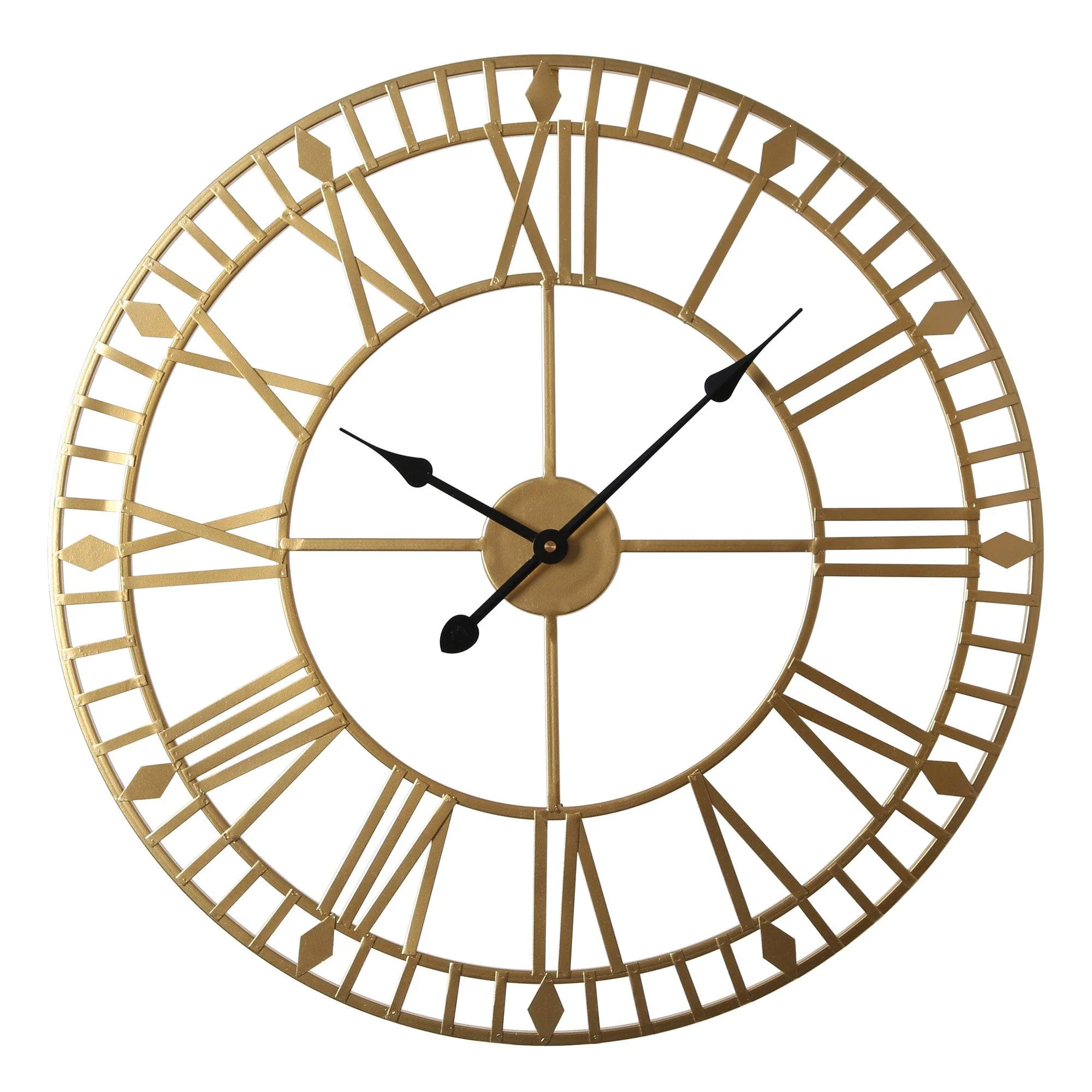 Riseley Skeleton Wall Clock - Gold - Image 8