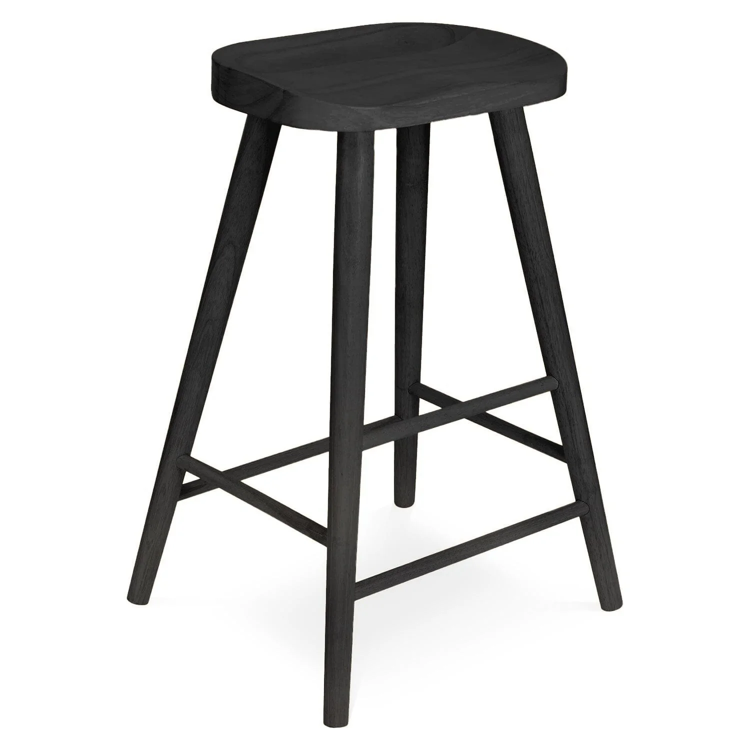 Silvester Black Bar Stool - Image 8
