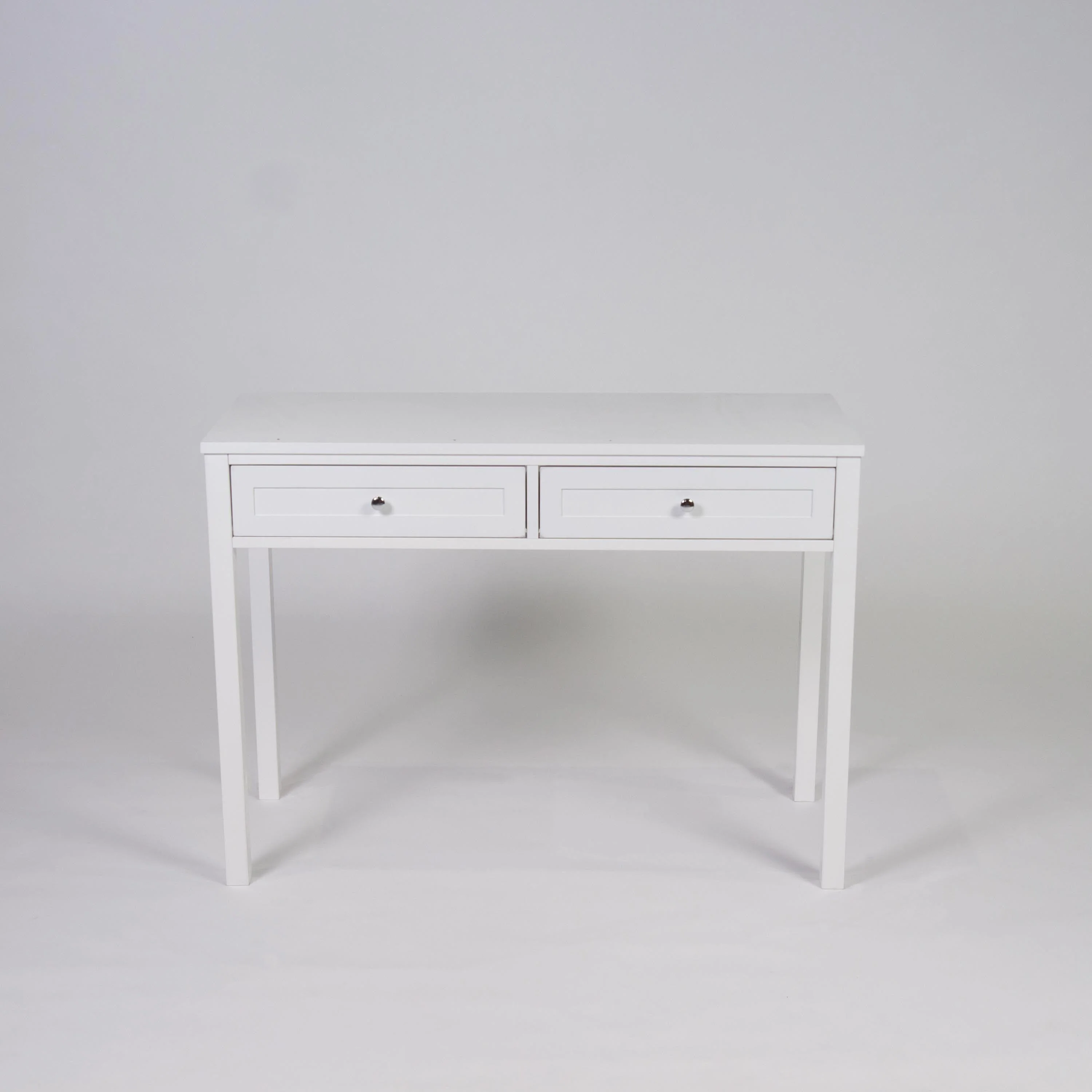 Stevie White Dressing Table with Drawers - Image 6