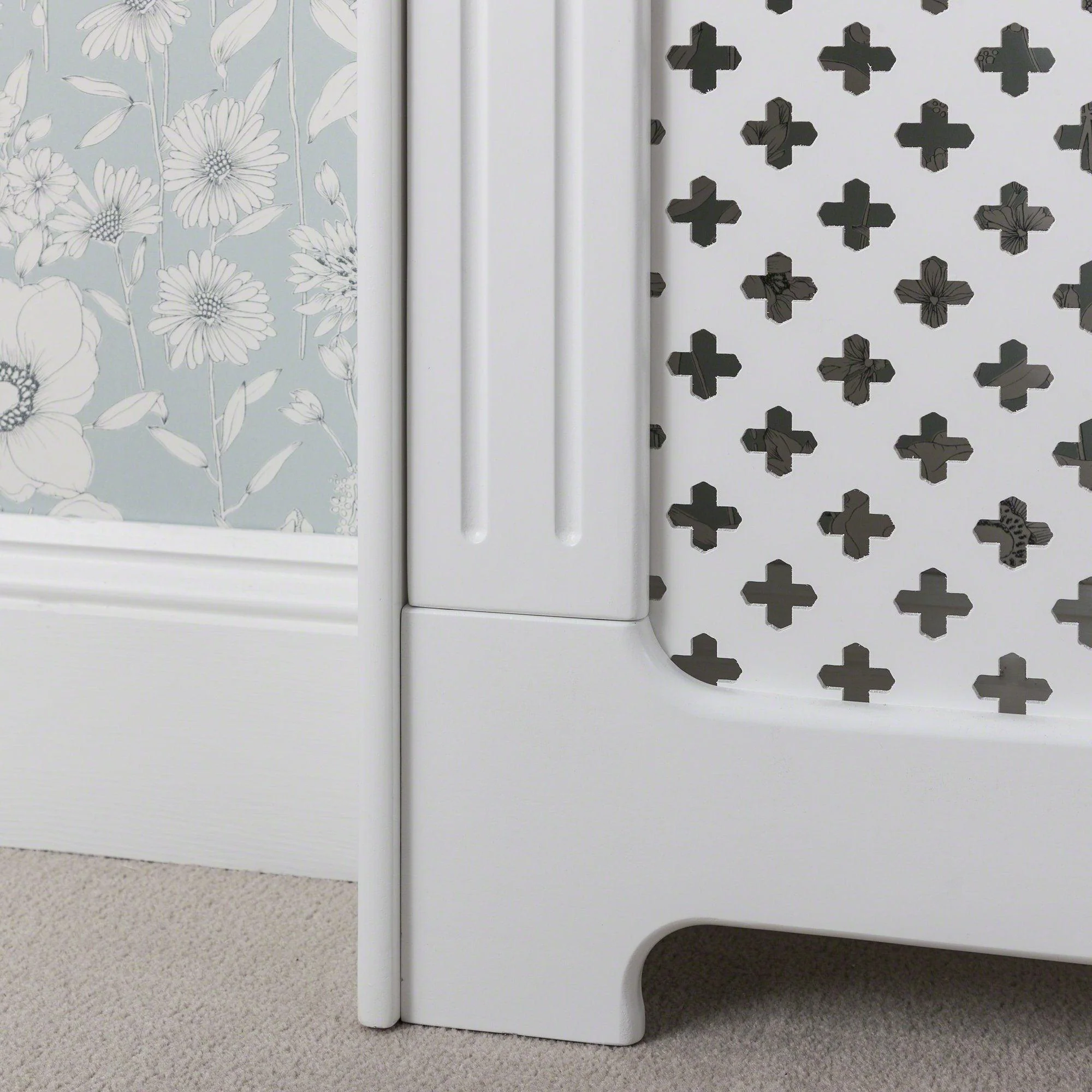 Edith Radiator Cover - White - Small - Image 6