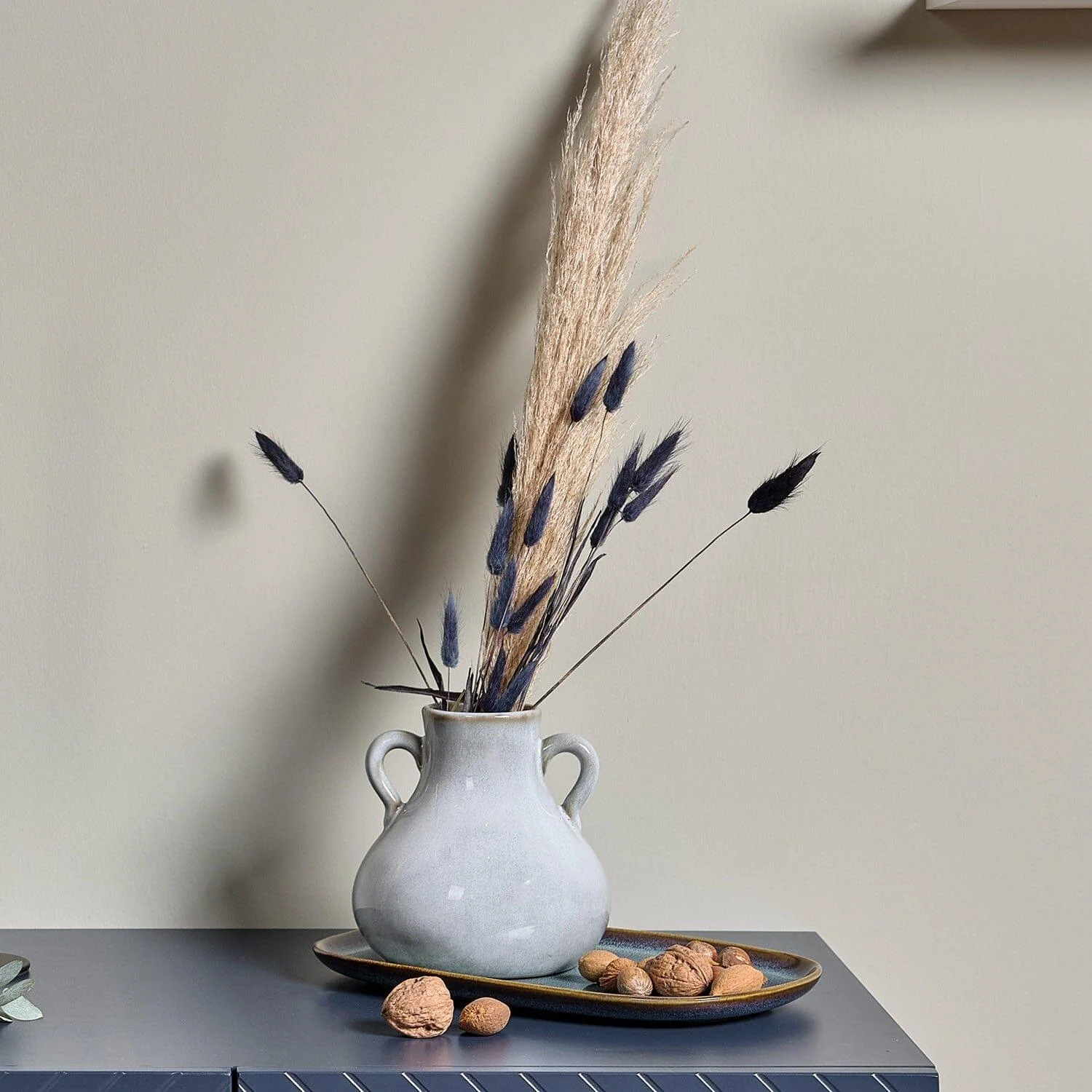 Ruthwell 16cm Ceramic Vase - Blue - Image 5