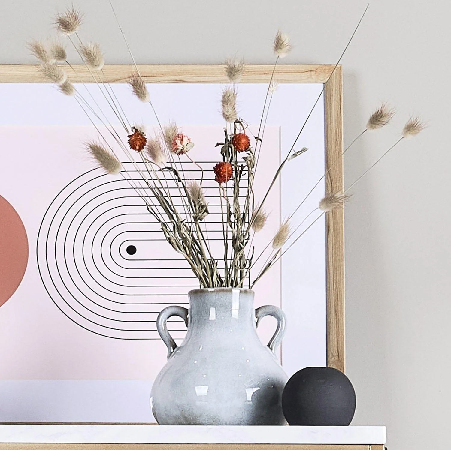 Ruthwell 16cm Ceramic Vase - Blue - Image 7