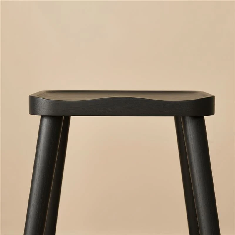 Silvester Black Bar Stool - Image 5
