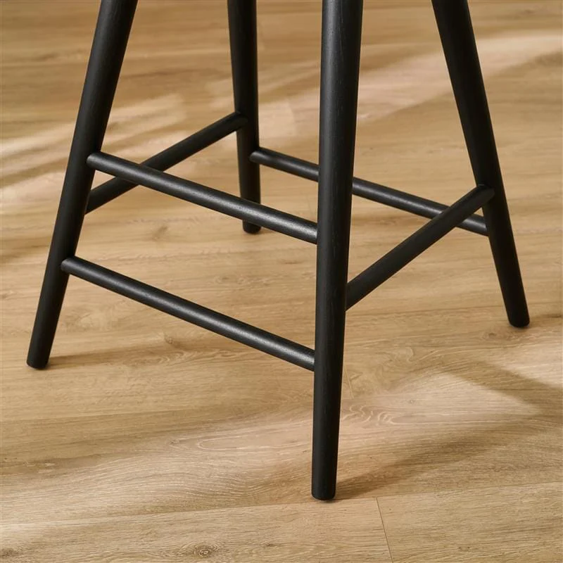 Silvester Black Bar Stool - Image 6