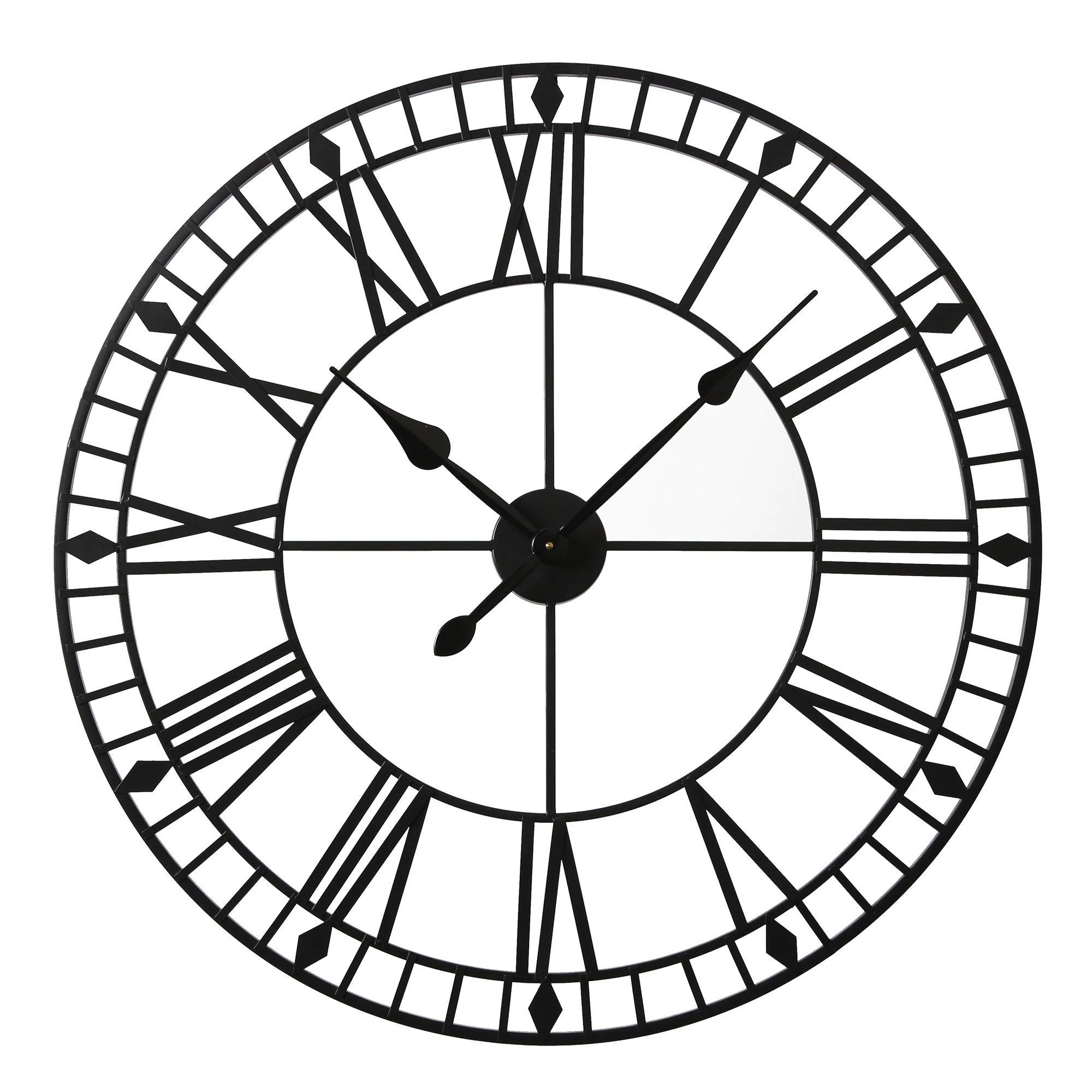 Riseley Skeleton Wall Clock - Black - Image 7