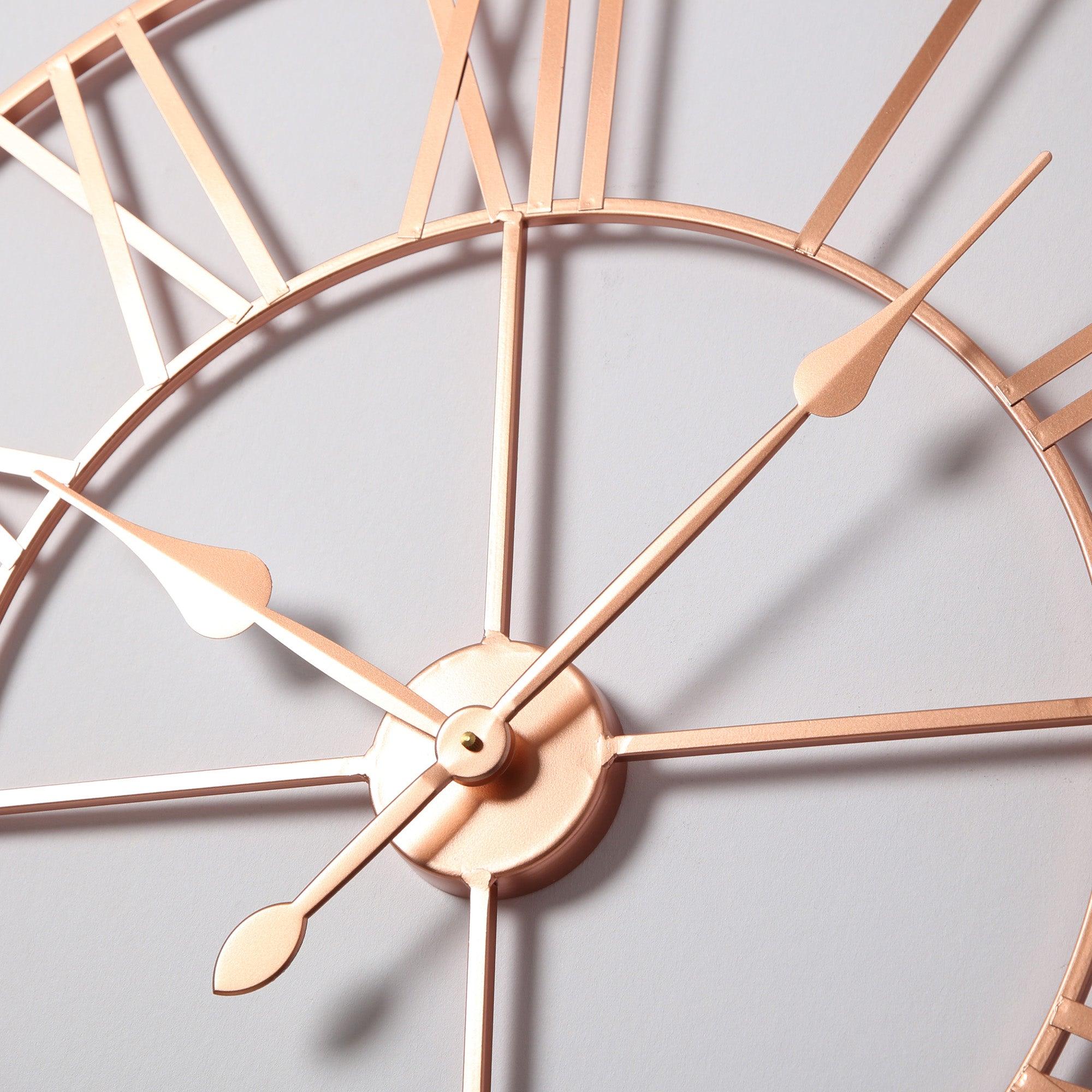 Riseley Skeleton Wall Clock - Copper - Image 3