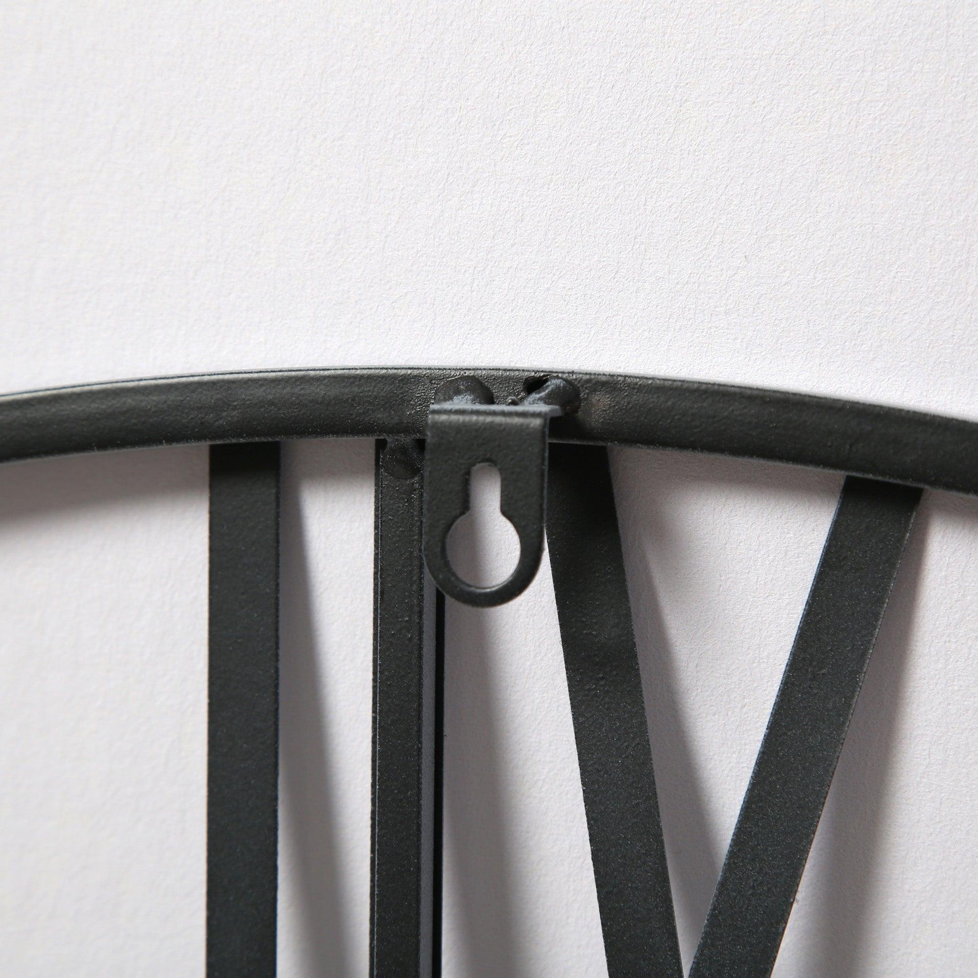 Riseley Skeleton Wall Clock - Grey - Image 4