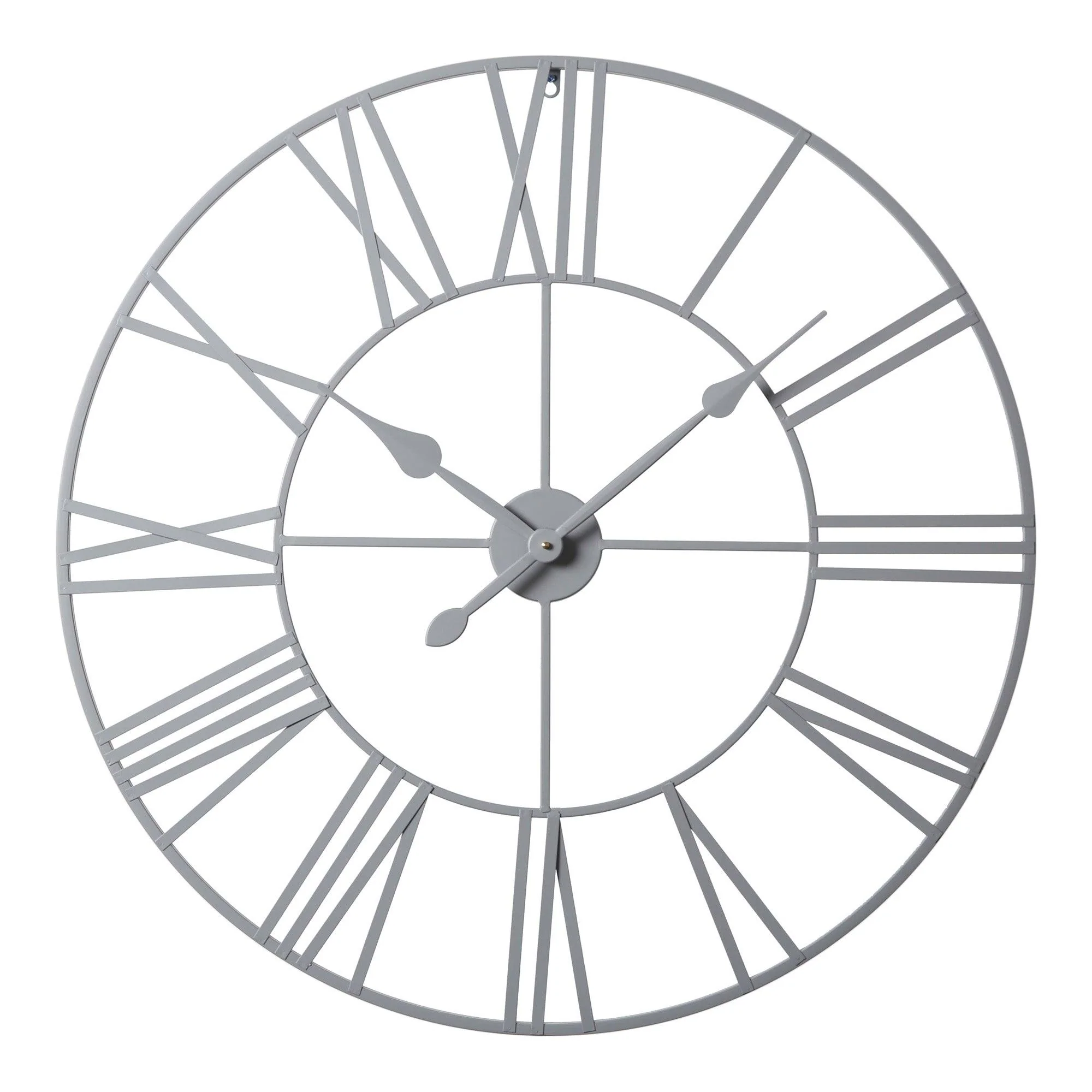 Riseley Skeleton Wall Clock - Grey - Image 7
